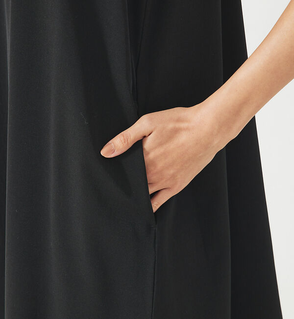 abahouse mavie「【大人のいちまんワンピ】ナイロンストレッチバルーンワンピ」|ワンピース|