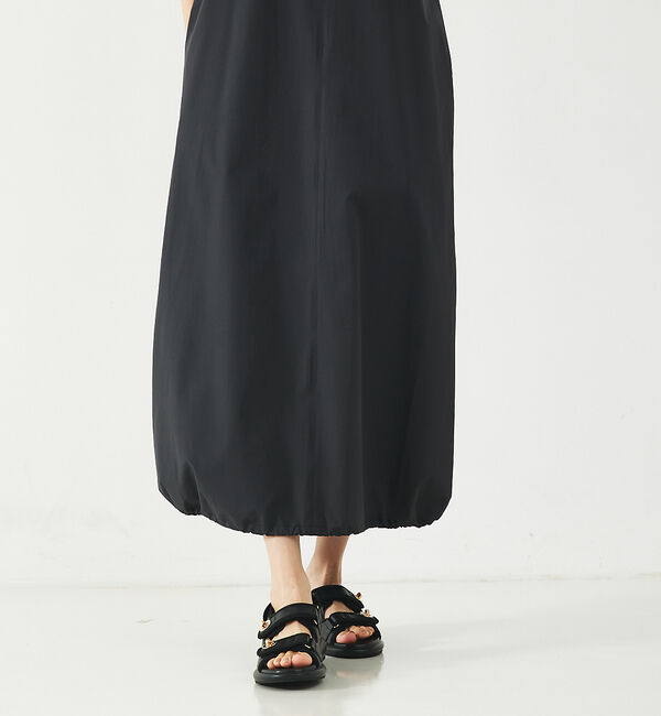 abahouse mavie「【大人のいちまんワンピ】ナイロンストレッチバルーンワンピ」|ワンピース|