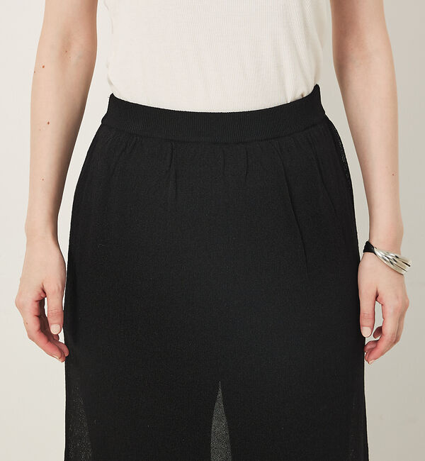 abahouse mavie「【セットアップ対応】ニットスカートレイヤードパンツ」|その他|