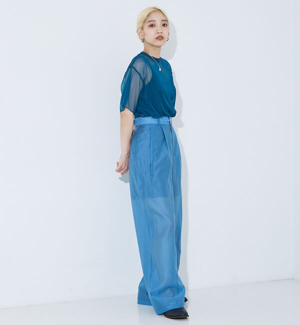 NOMINE「チュールTシャツ」|Tシャツ・カットソー|