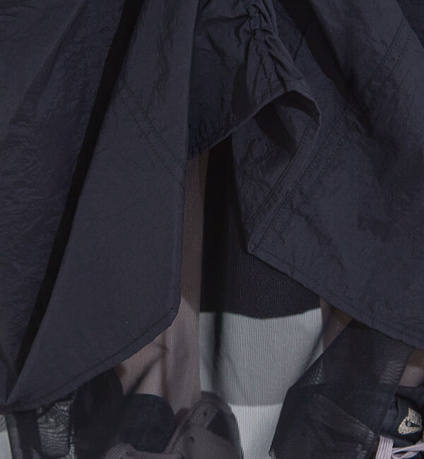 NOMINE「【セットアップ着用可】マルチWAY ドロスト ワッシャー チュール スカート」|スカート|