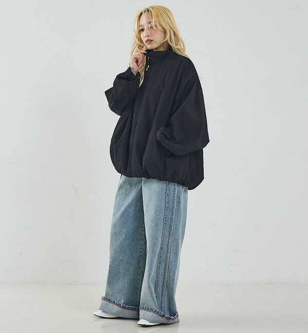 NOMINE「中綿 ドルマン ボリューム ブルゾン」|ブルゾン・スタジャン|