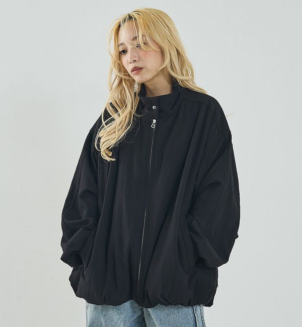 NOMINE「中綿 ドルマン ボリューム ブルゾン」|ブルゾン・スタジャン|