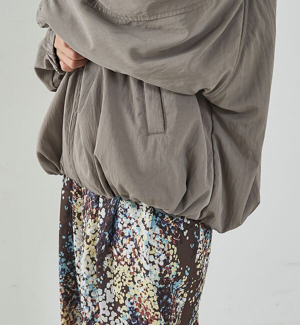 NOMINE「中綿 ドルマン ボリューム ブルゾン」|ブルゾン・スタジャン|