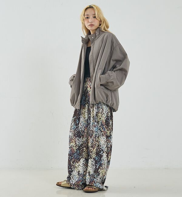 NOMINE「中綿 ドルマン ボリューム ブルゾン」|ブルゾン・スタジャン|