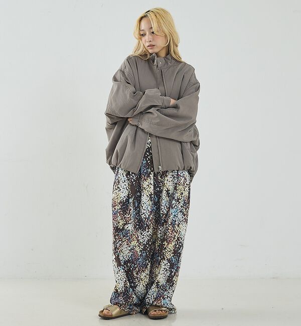 NOMINE「中綿 ドルマン ボリューム ブルゾン」|ブルゾン・スタジャン|