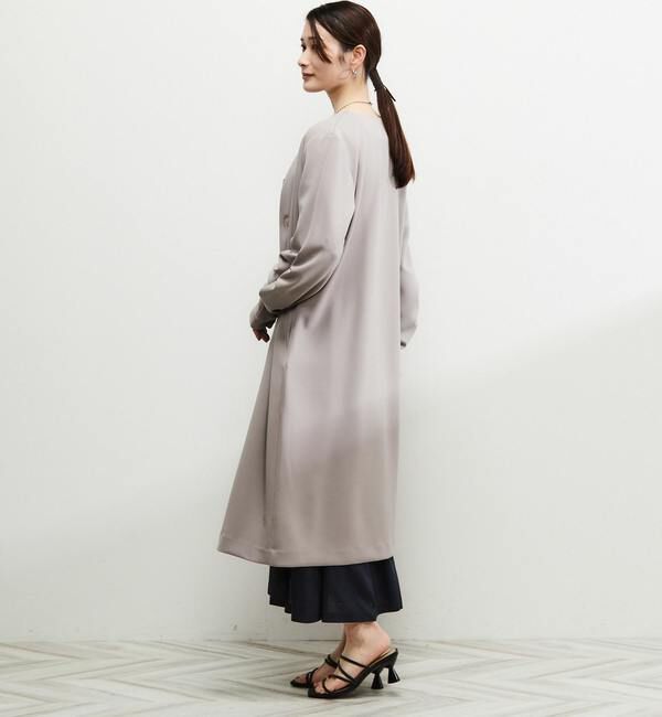 Soffitto「《定番》ノーカラータックスリーブコート」|その他|