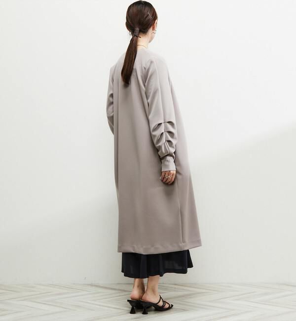 Soffitto「《定番》ノーカラータックスリーブコート」|その他|