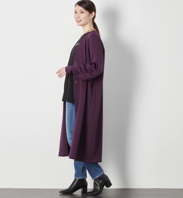 Soffitto「《定番》ノーカラータックスリーブコート」|その他|