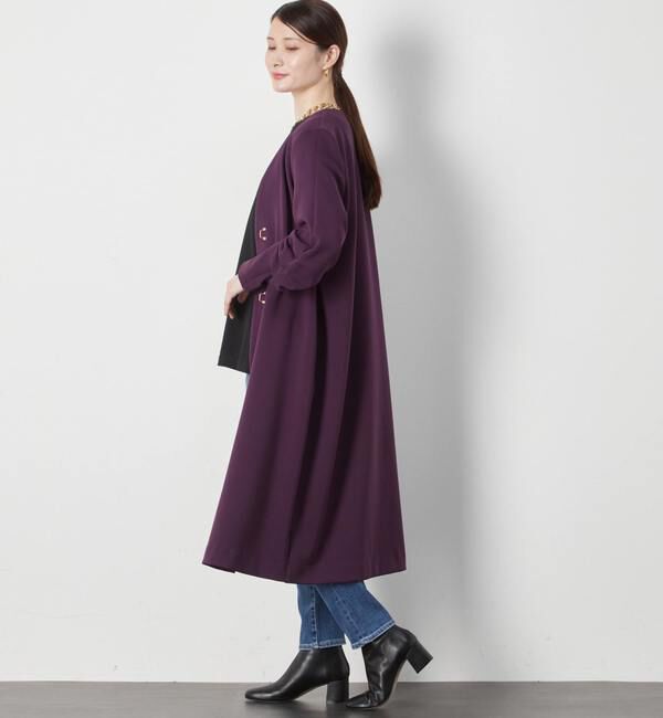 Soffitto「《定番》ノーカラータックスリーブコート」|その他|