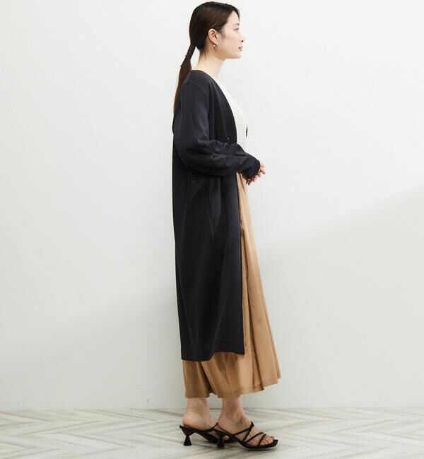 Soffitto「《定番》ノーカラータックスリーブコート」|その他|