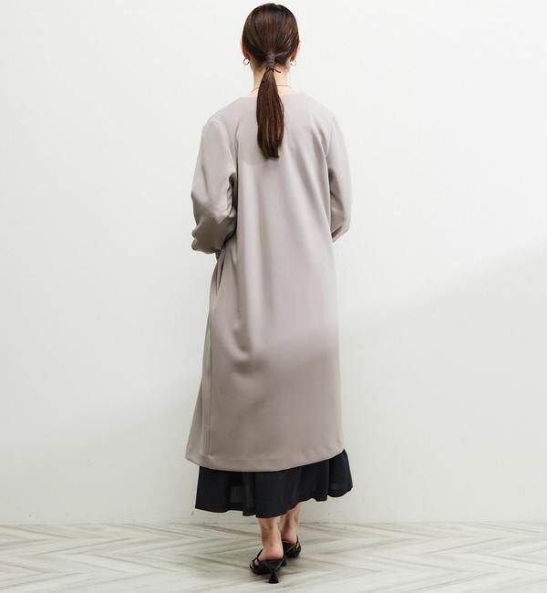 Soffitto「《定番》ノーカラータックスリーブコート」|その他|