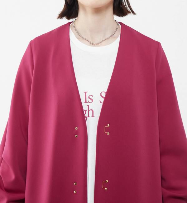 Soffitto「《定番》ノーカラータックスリーブコート」|その他|