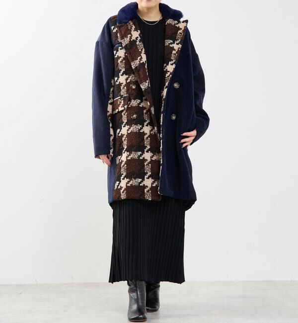 SOFFITTO「《別注》【AULA AILA/アウラ アイラ】TAILOR HALF COAT」|その他|ネイビー