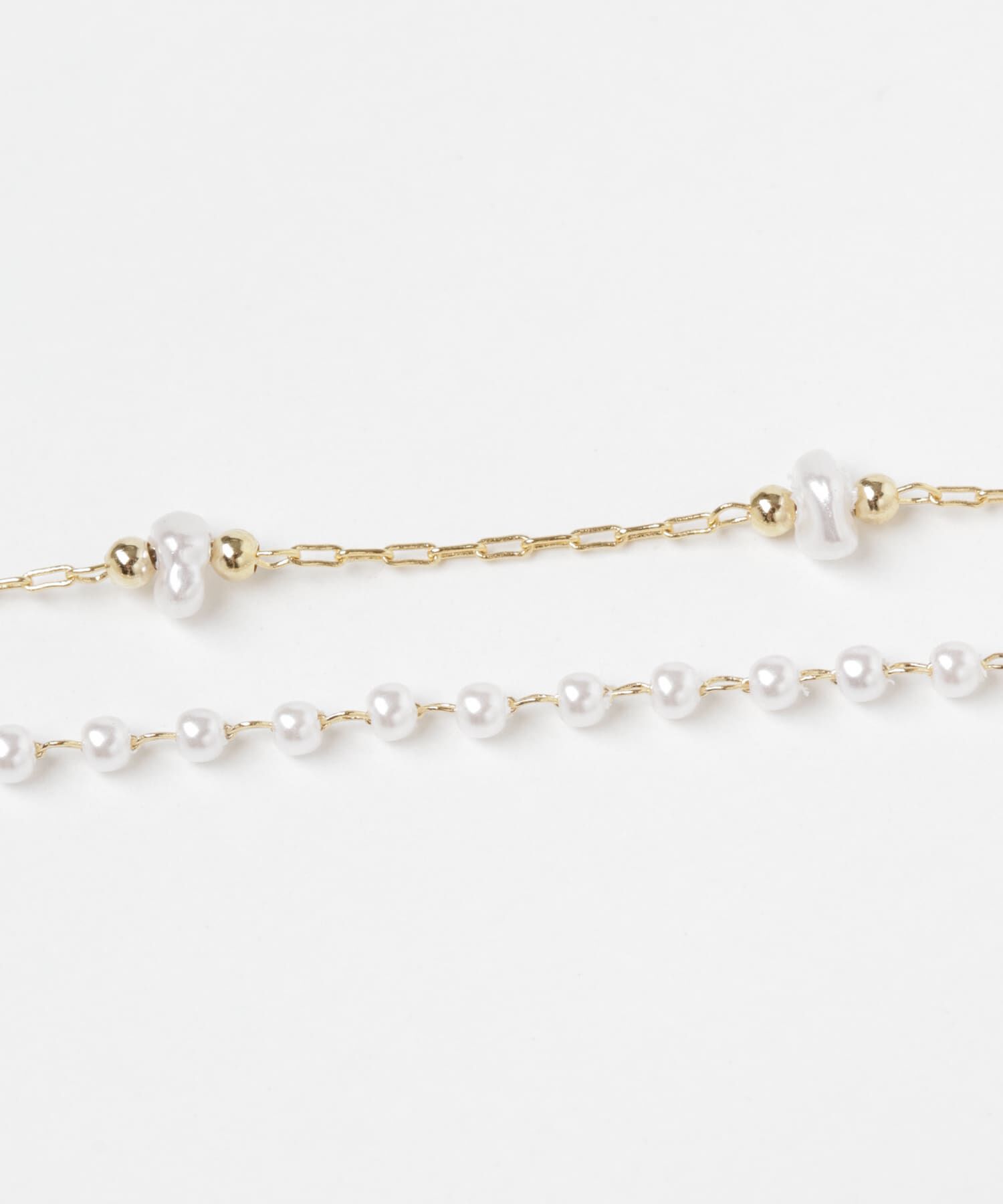 SMELLY「パール2セットネックレス」|ネックレス|