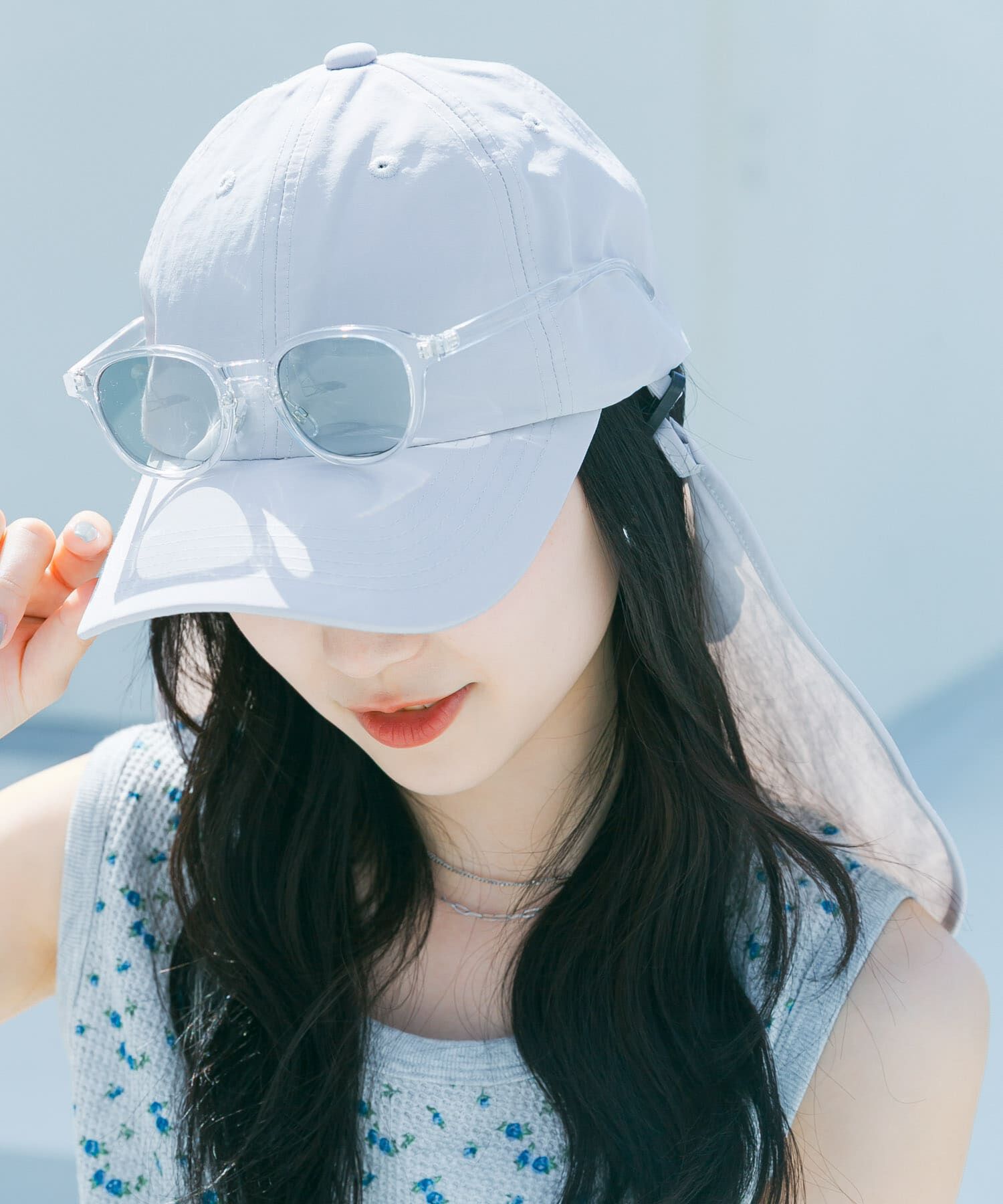 SMELLY「『撥水/UVカット』サンシェードキャップ」|キャップ・キャスケット|