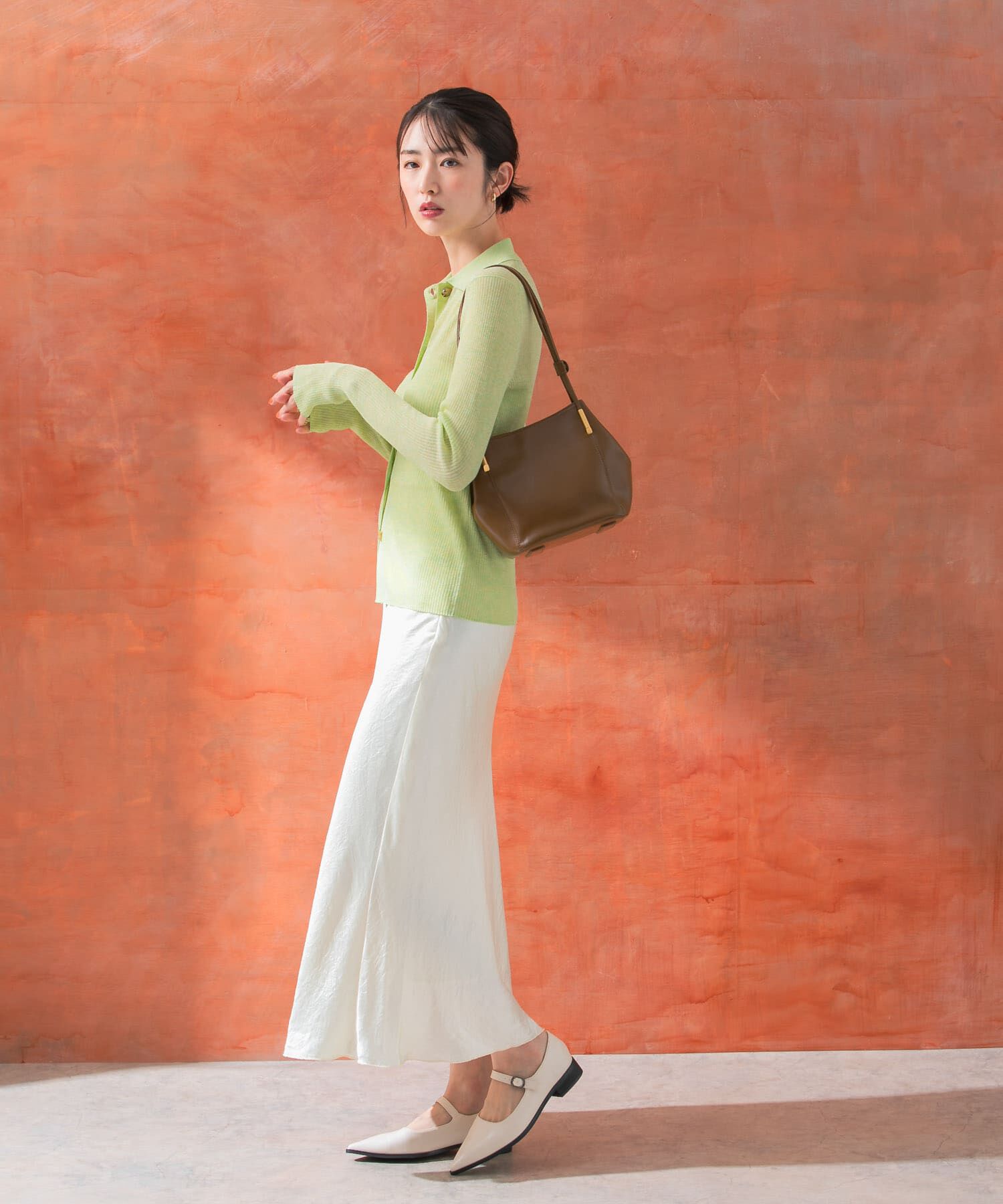 URBAN RESEARCH ROSSO「シアーリブポロニット」|ニット・セーター|