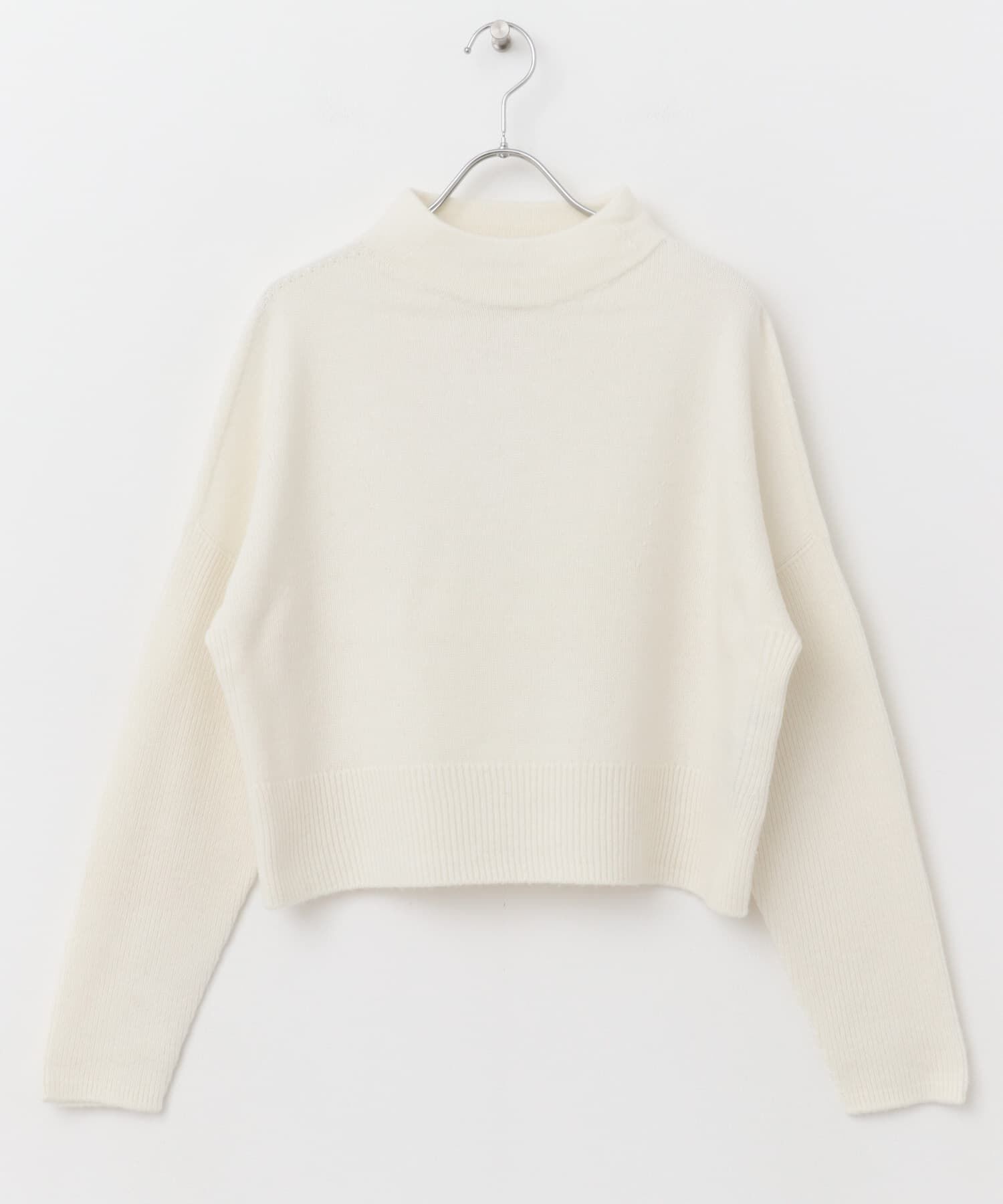 URBAN RESEARCH ROSSO「ショートハイネックホールニット」|ニット・セーター|