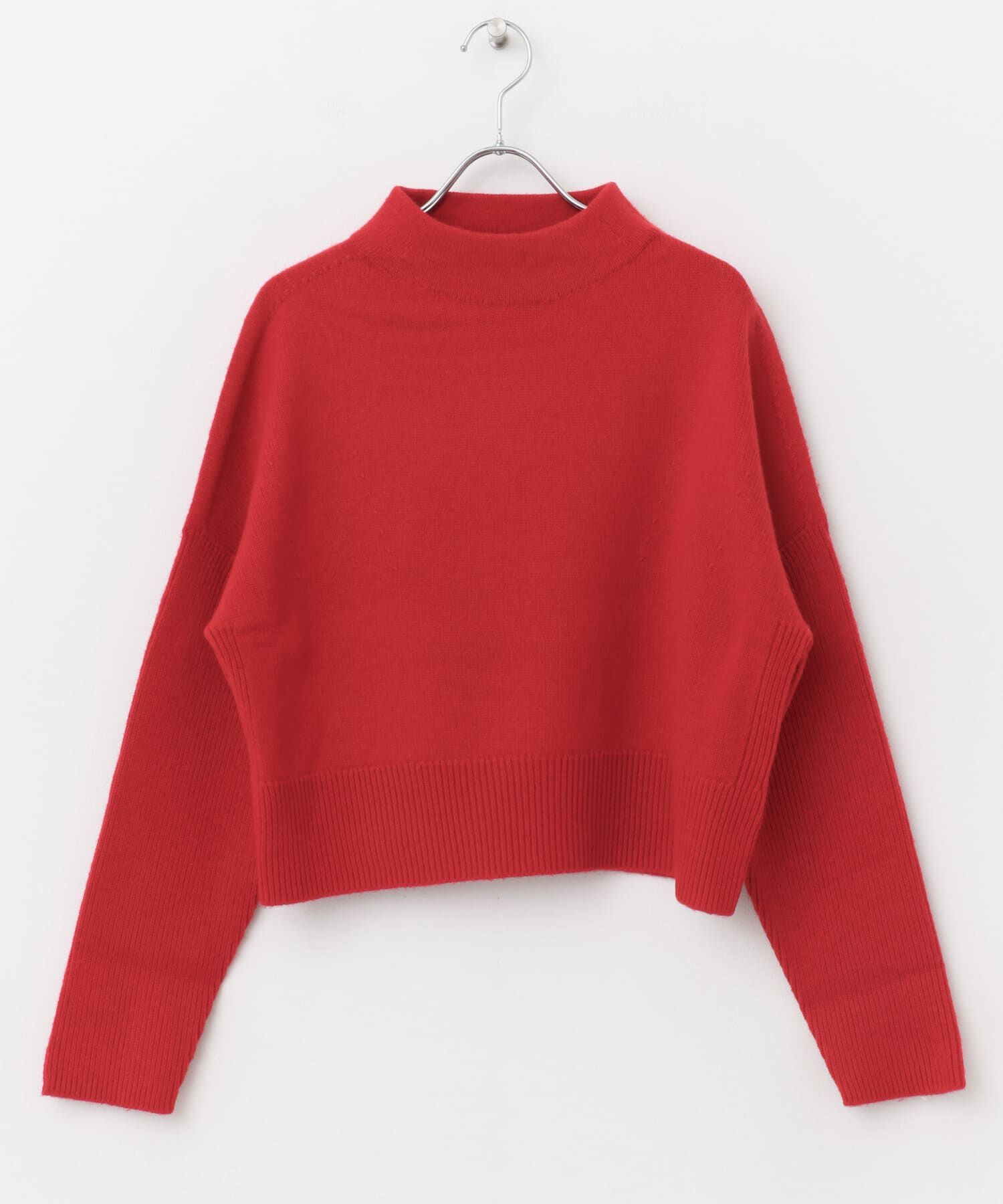 URBAN RESEARCH ROSSO「ショートハイネックホールニット」|ニット・セーター|