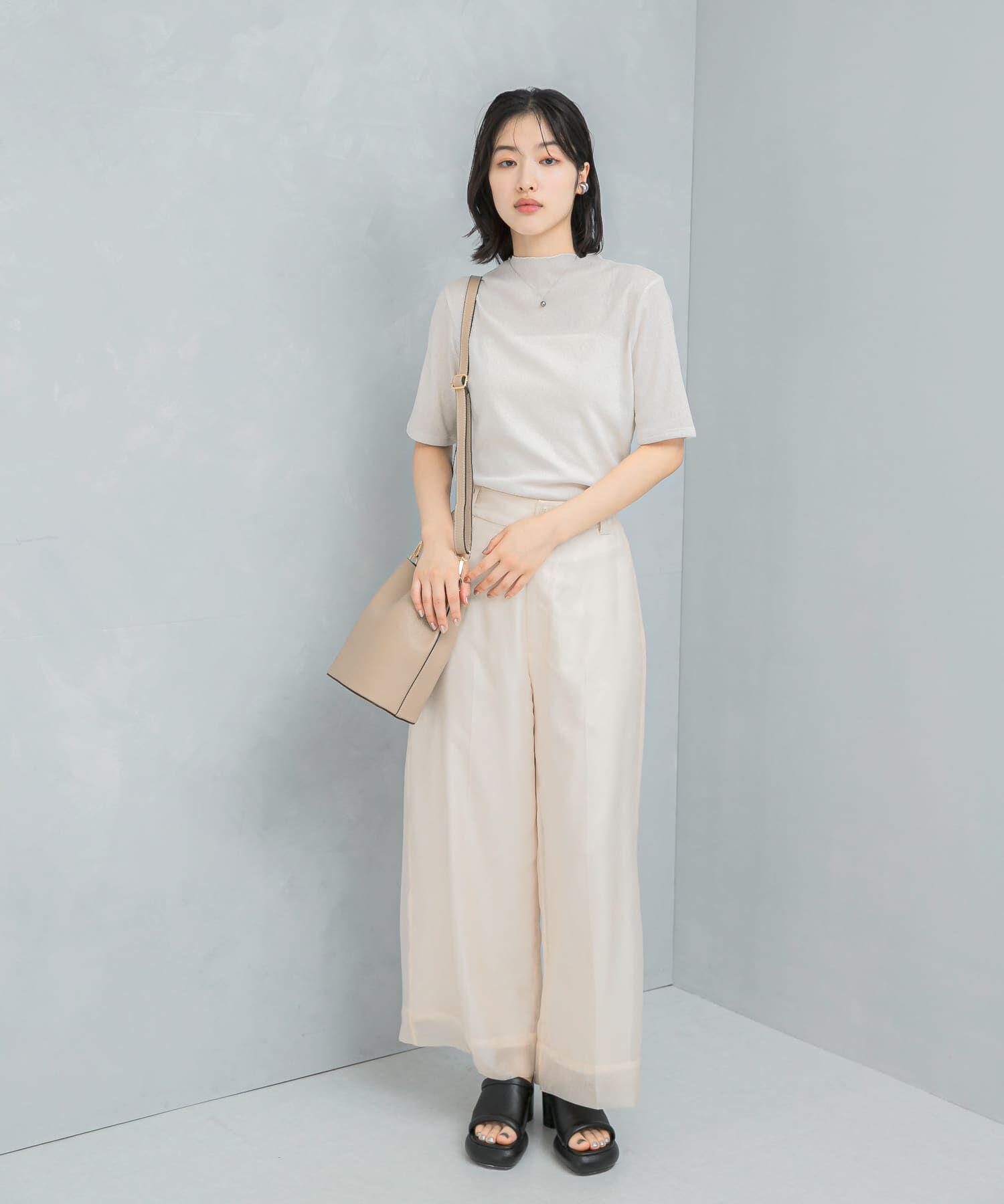 URBAN RESEARCH ROSSO「ラメシアーカットソー」|Tシャツ・カットソー|