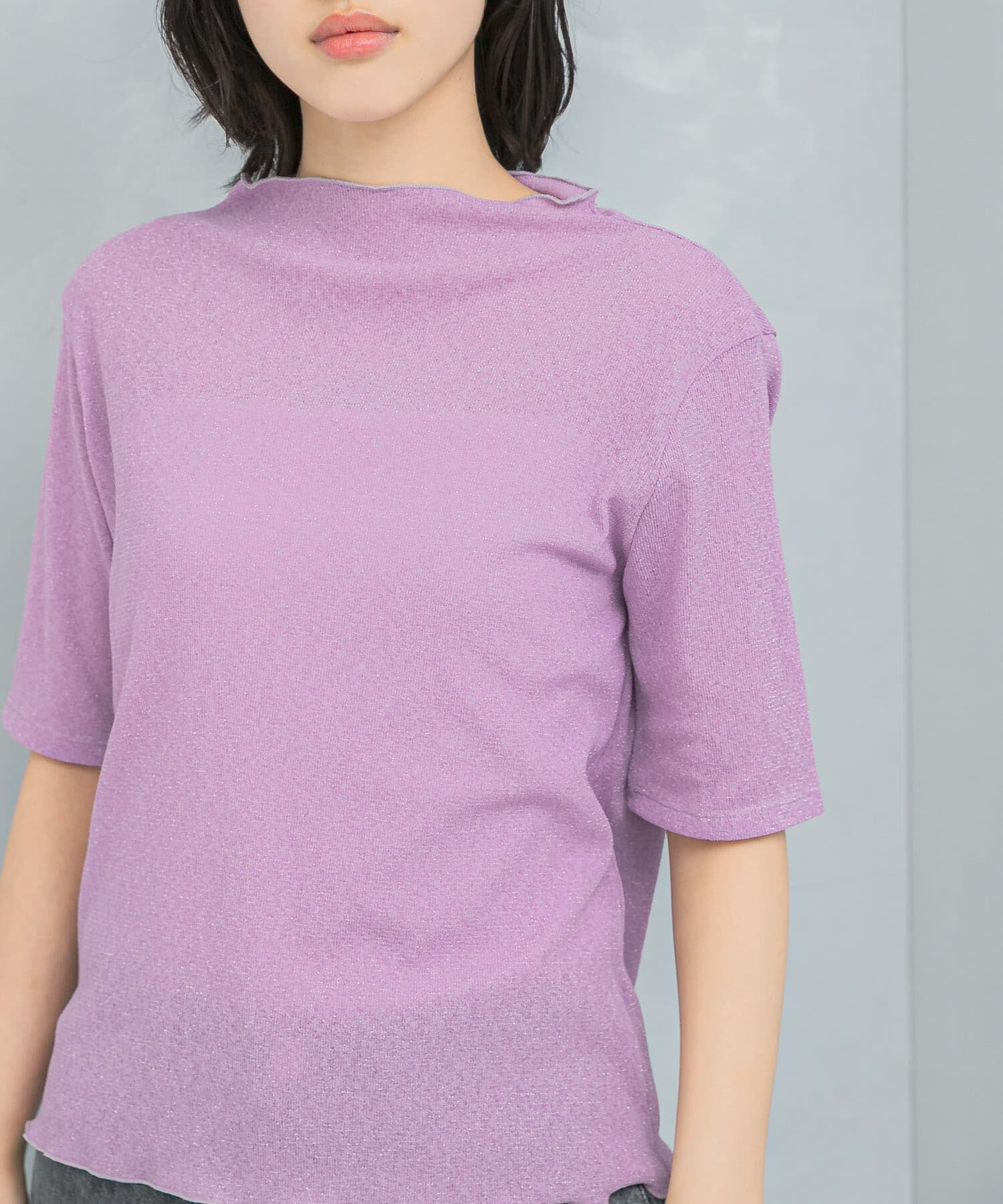 URBAN RESEARCH ROSSO「ラメシアーカットソー」|Tシャツ・カットソー|