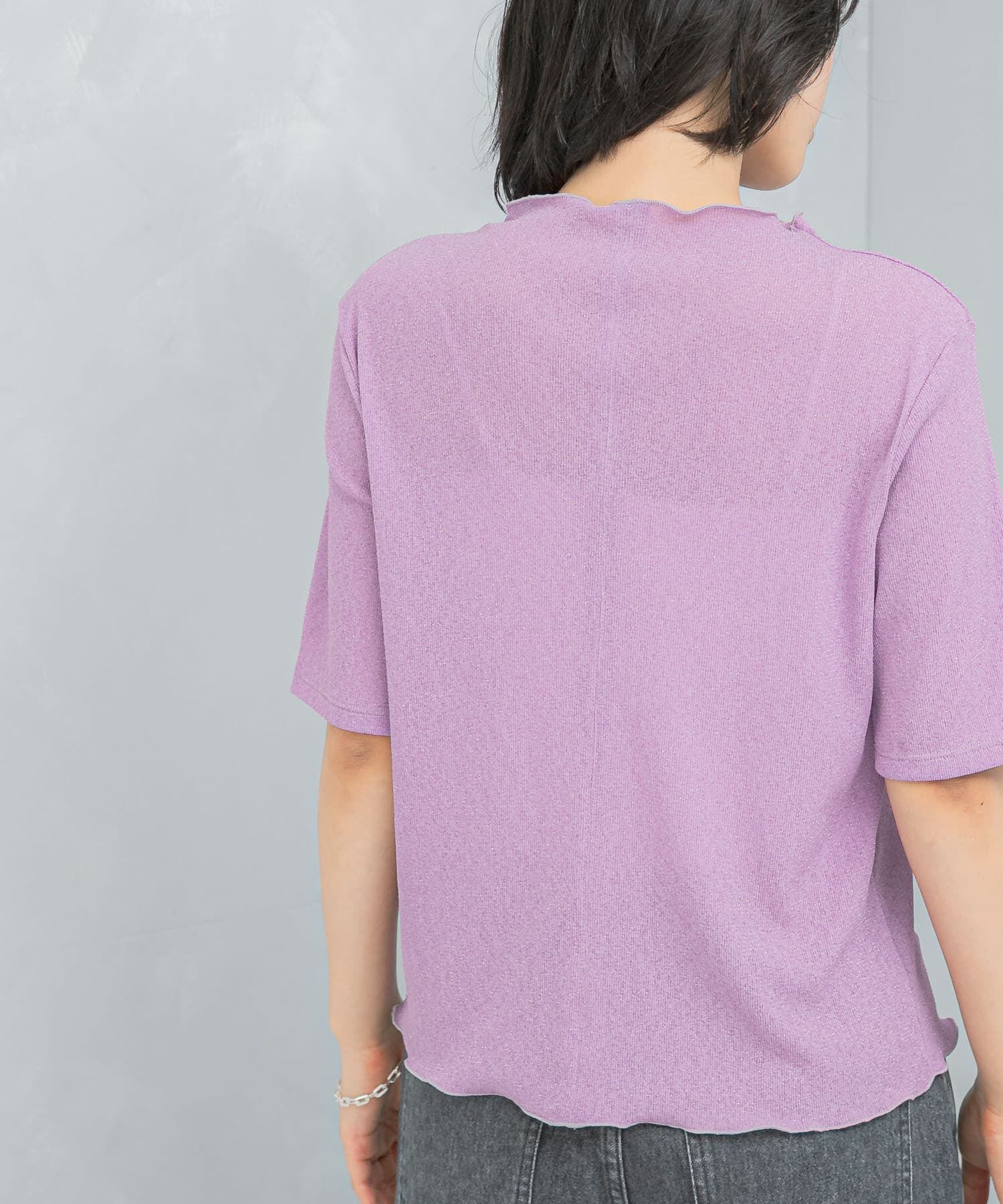 URBAN RESEARCH ROSSO「ラメシアーカットソー」|Tシャツ・カットソー|