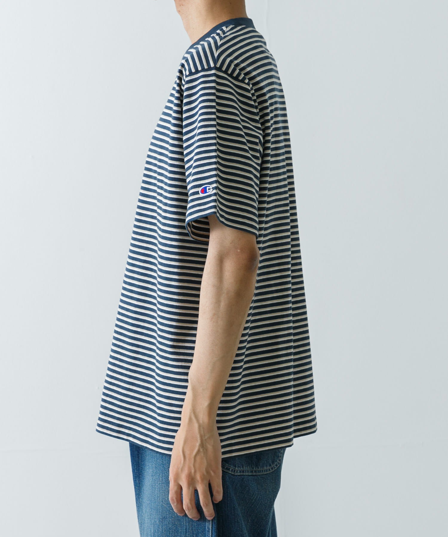 URBAN RESEARCH「『別注』Champion&times;UR　USA Fit BORDER T-shirts」|Tシャツ・カットソー|