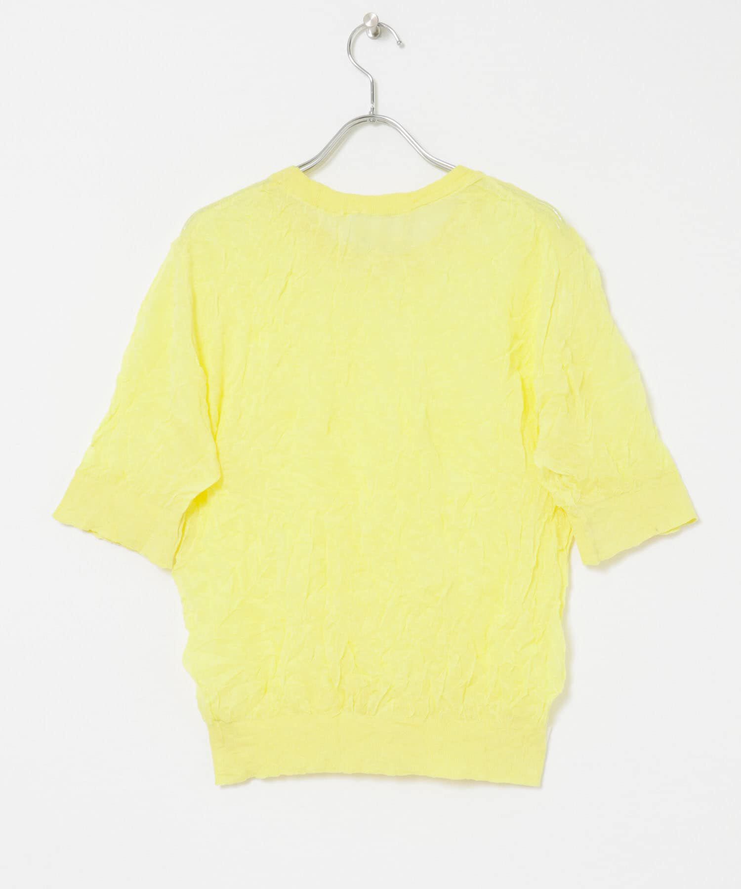 URBAN RESEARCH「new basic　リネン混ワッシャーハーフスリーブニット」|ニット・セーター|