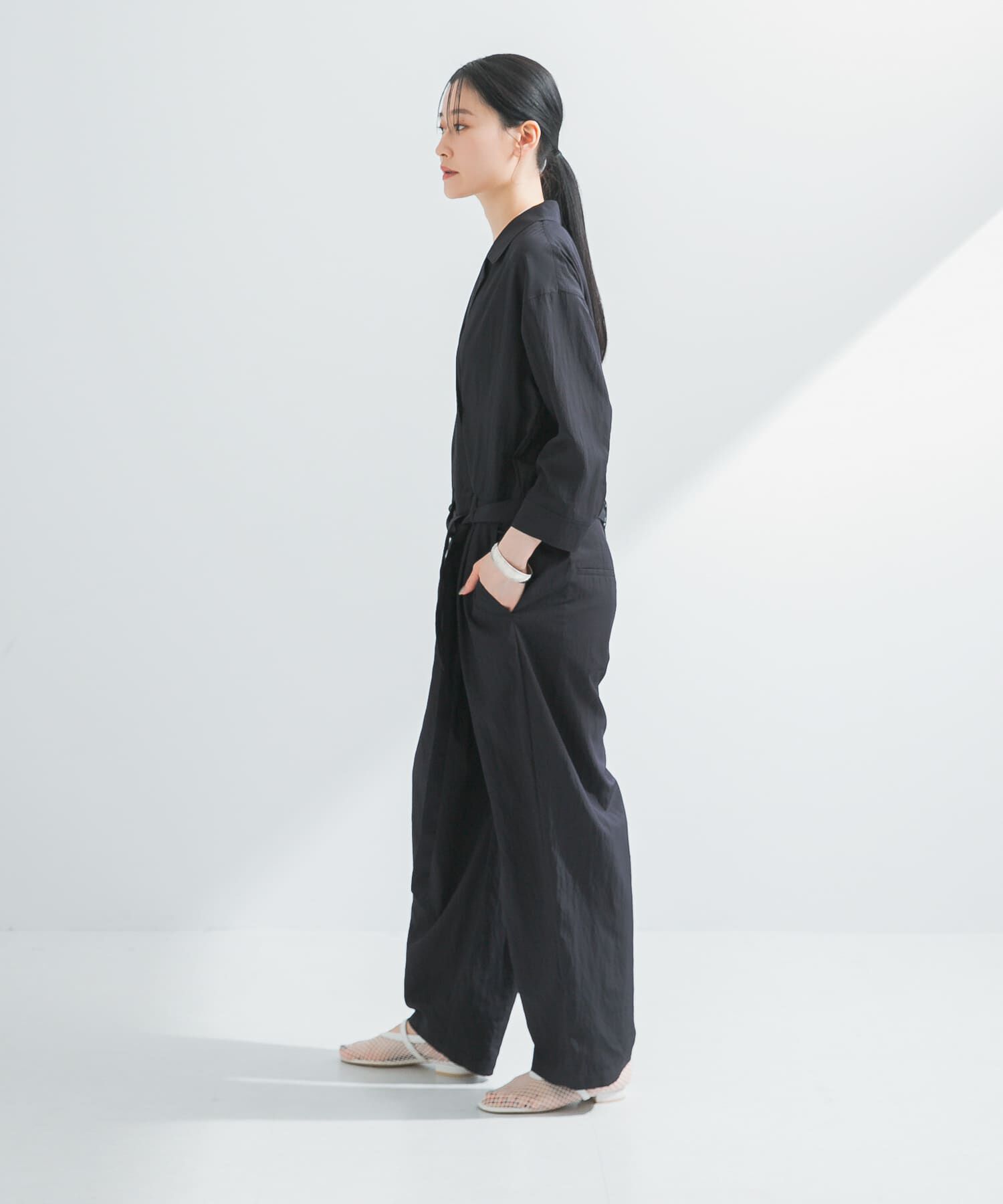 URBAN RESEARCH「『2サイズ展開』フロントタックジャンプスーツ」|スカート|