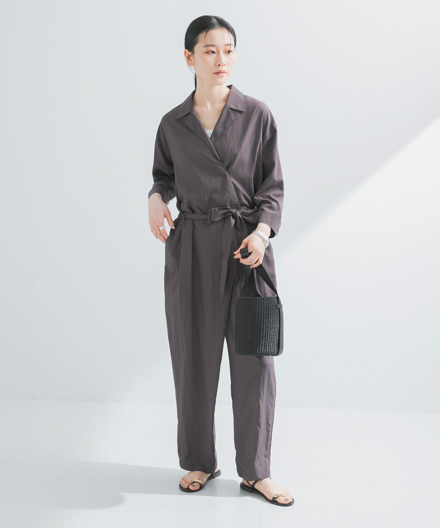 URBAN RESEARCH「『2サイズ展開』フロントタックジャンプスーツ」|スカート|