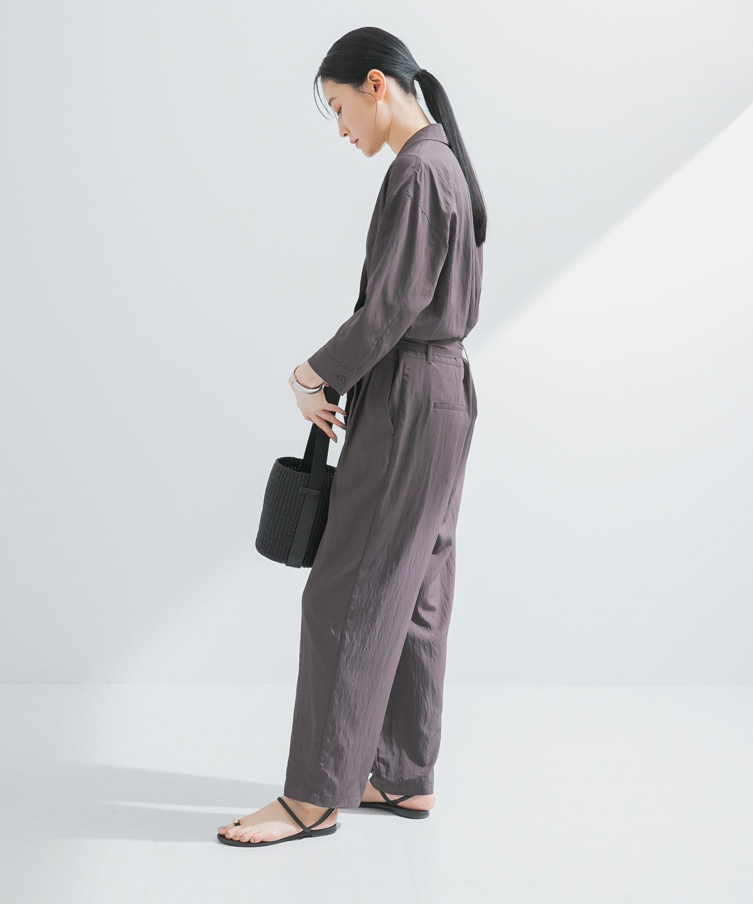 URBAN RESEARCH「『2サイズ展開』フロントタックジャンプスーツ」|スカート|