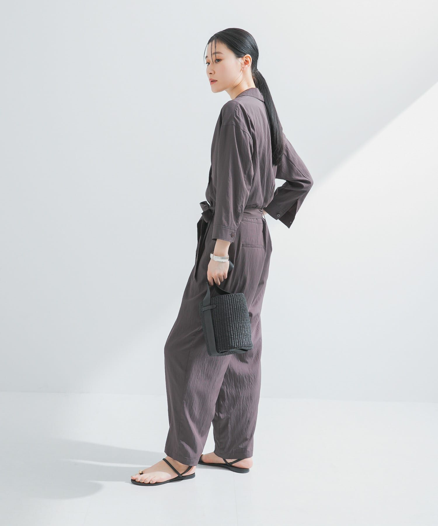 URBAN RESEARCH「『2サイズ展開』フロントタックジャンプスーツ」|スカート|