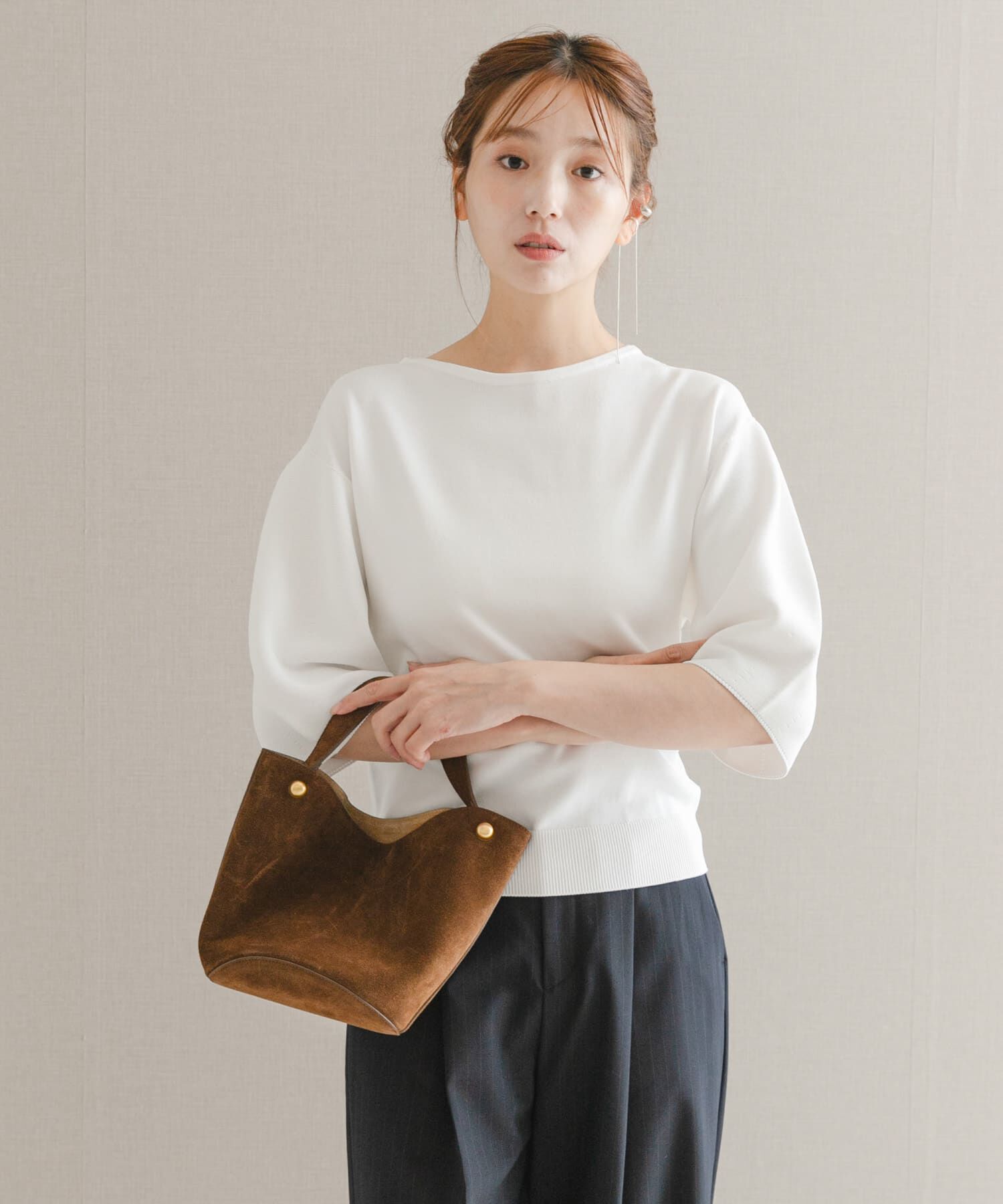 URBAN RESEARCH ROSSO「ウォッシャブルホールガーメントニット」|ニット・セーター|