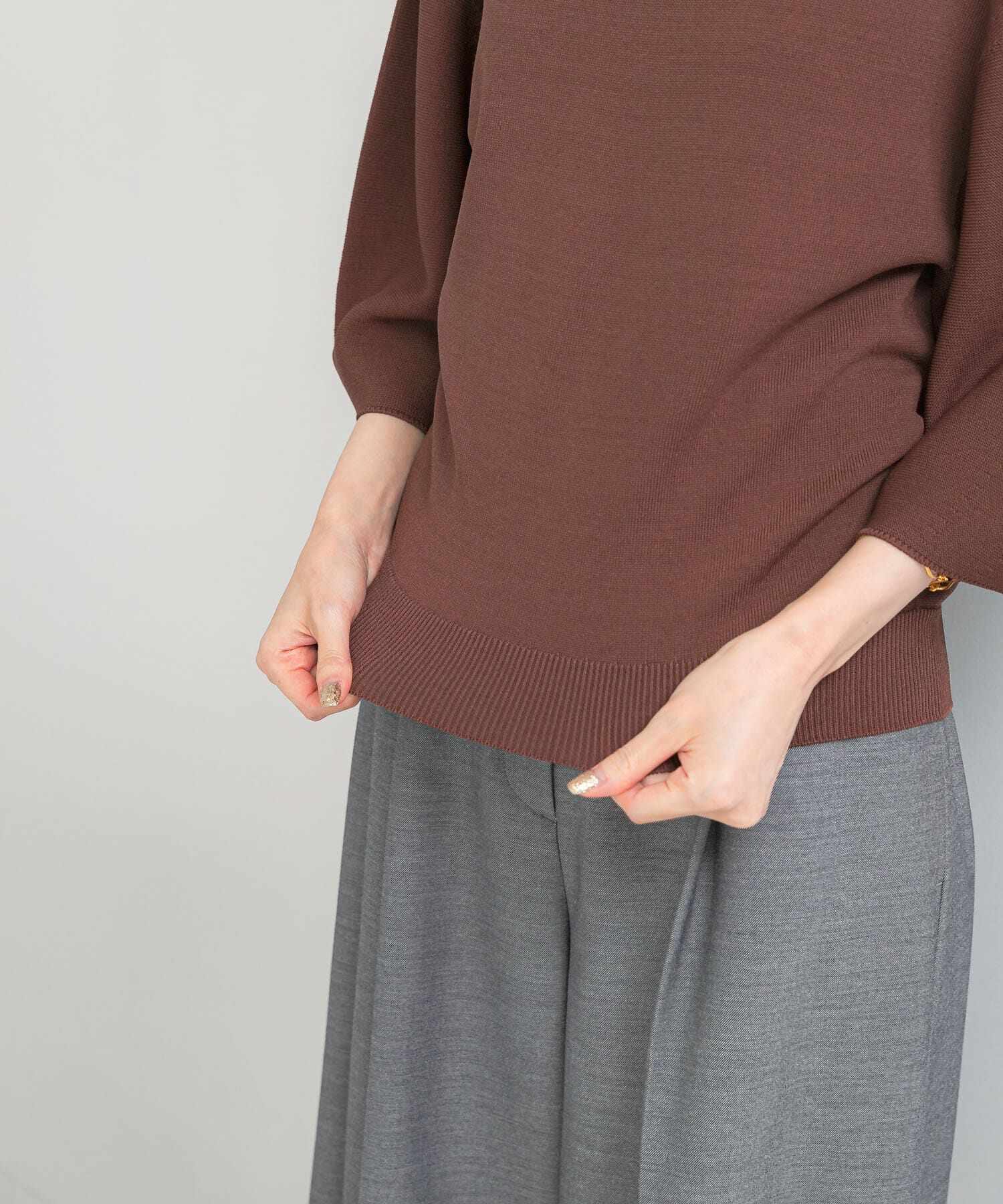 URBAN RESEARCH ROSSO「ウォッシャブルホールガーメントニット」|ニット・セーター|