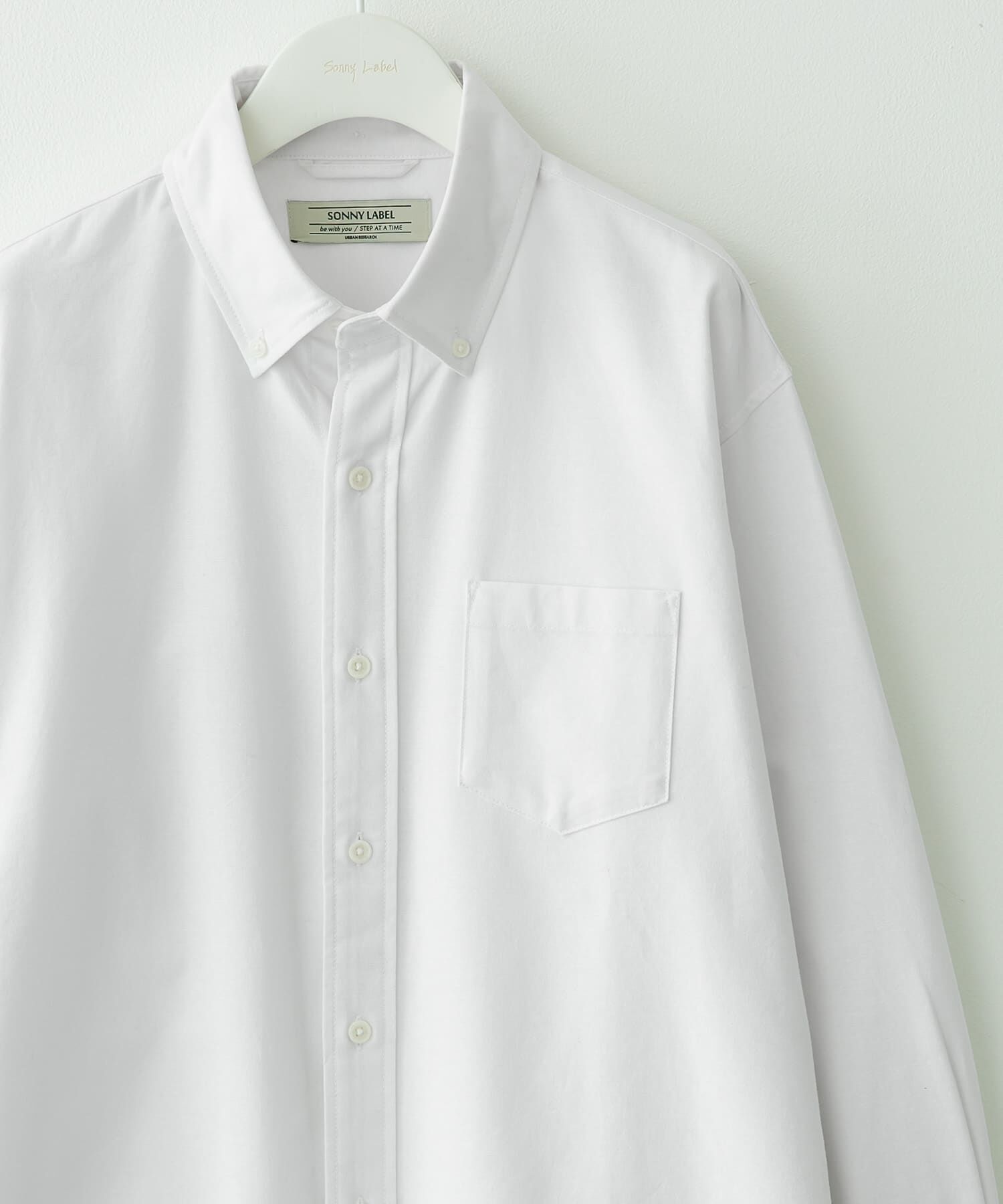 Sonny Label 「抗菌オックスボタンダウン長袖シャツ」|シャツ・ブラウス|ホワイト