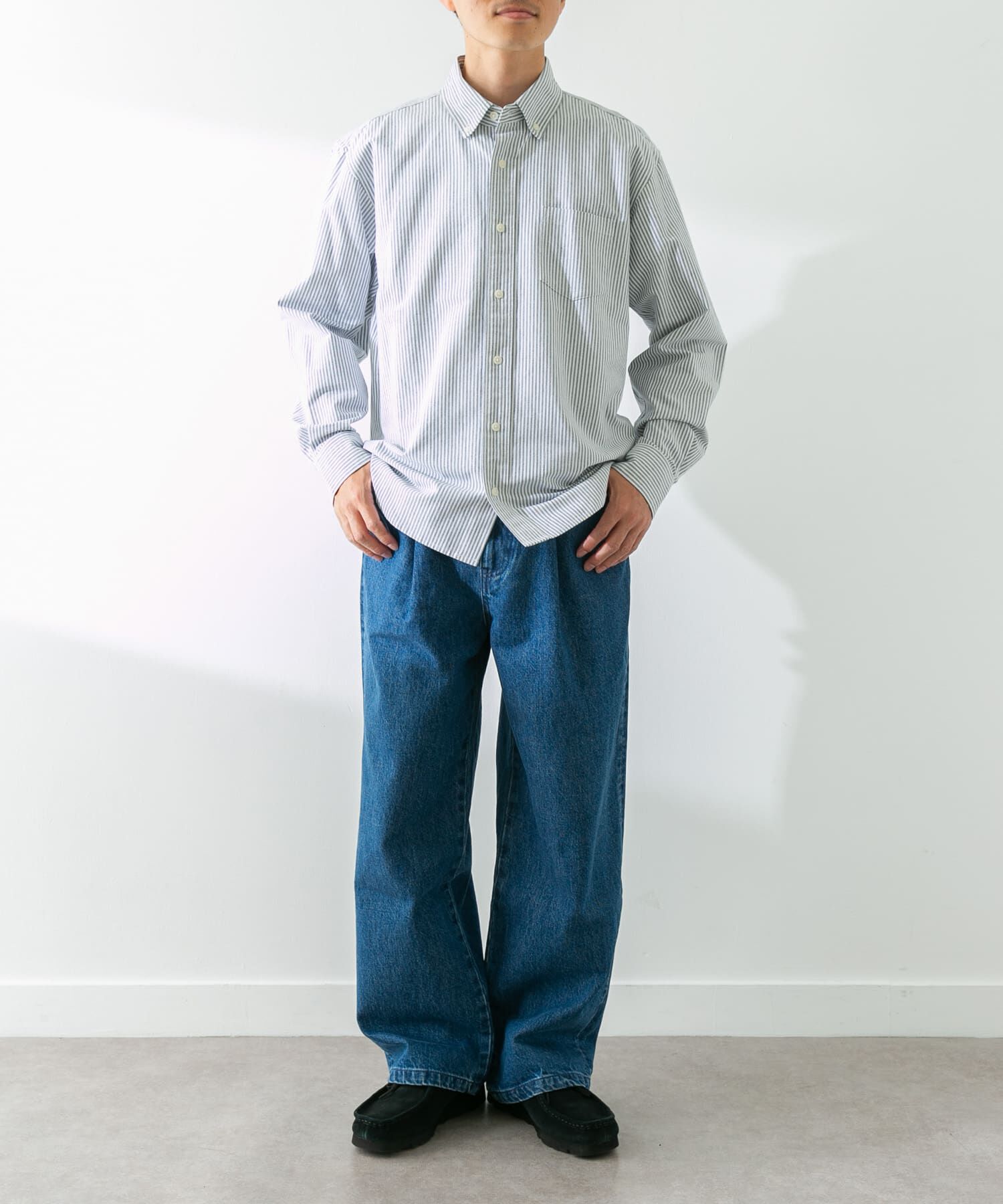 Sonny Label 「抗菌オックスボタンダウン長袖シャツ」|シャツ・ブラウス|