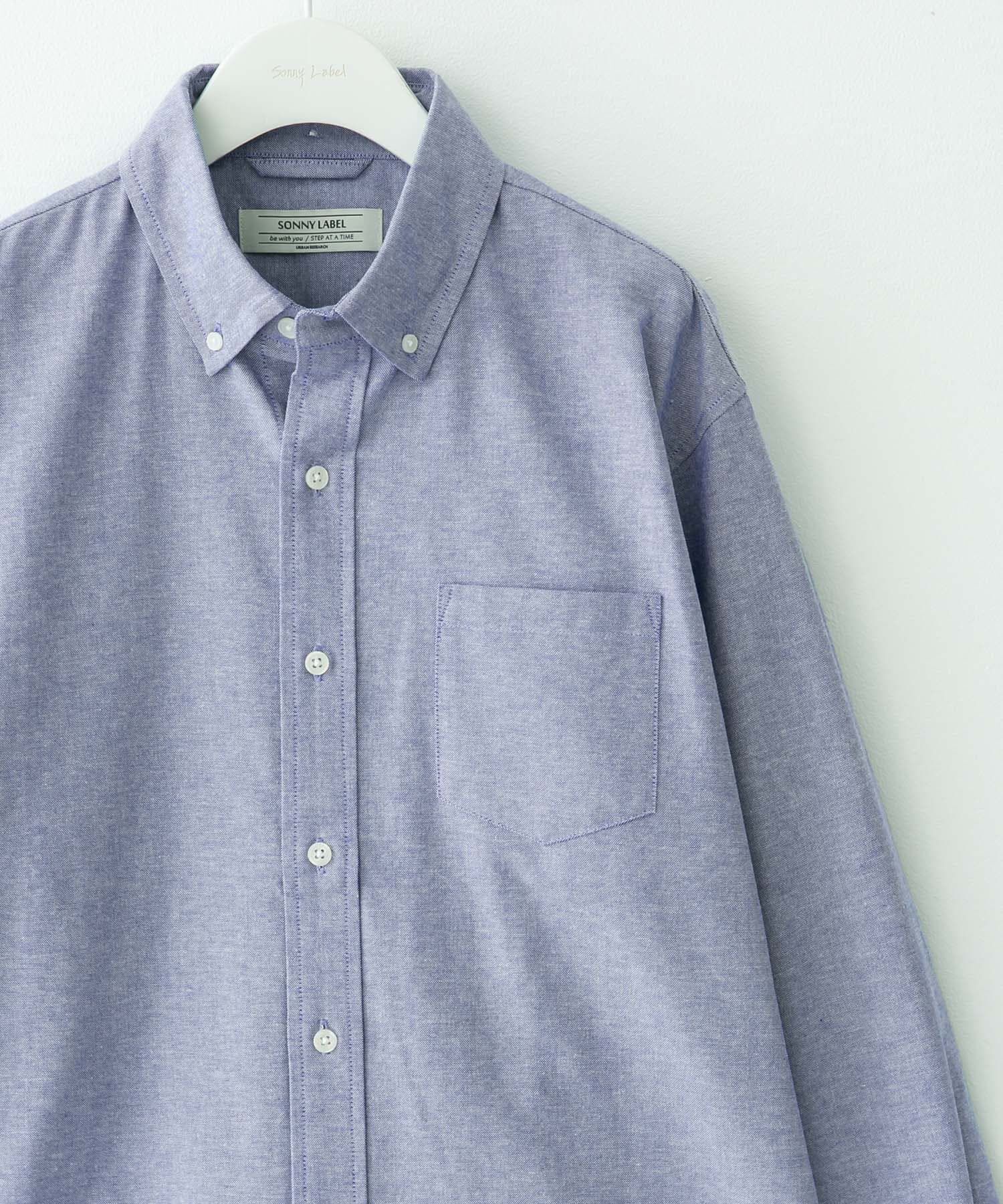 Sonny Label 「抗菌オックスボタンダウン長袖シャツ」|シャツ・ブラウス|ライトブルー