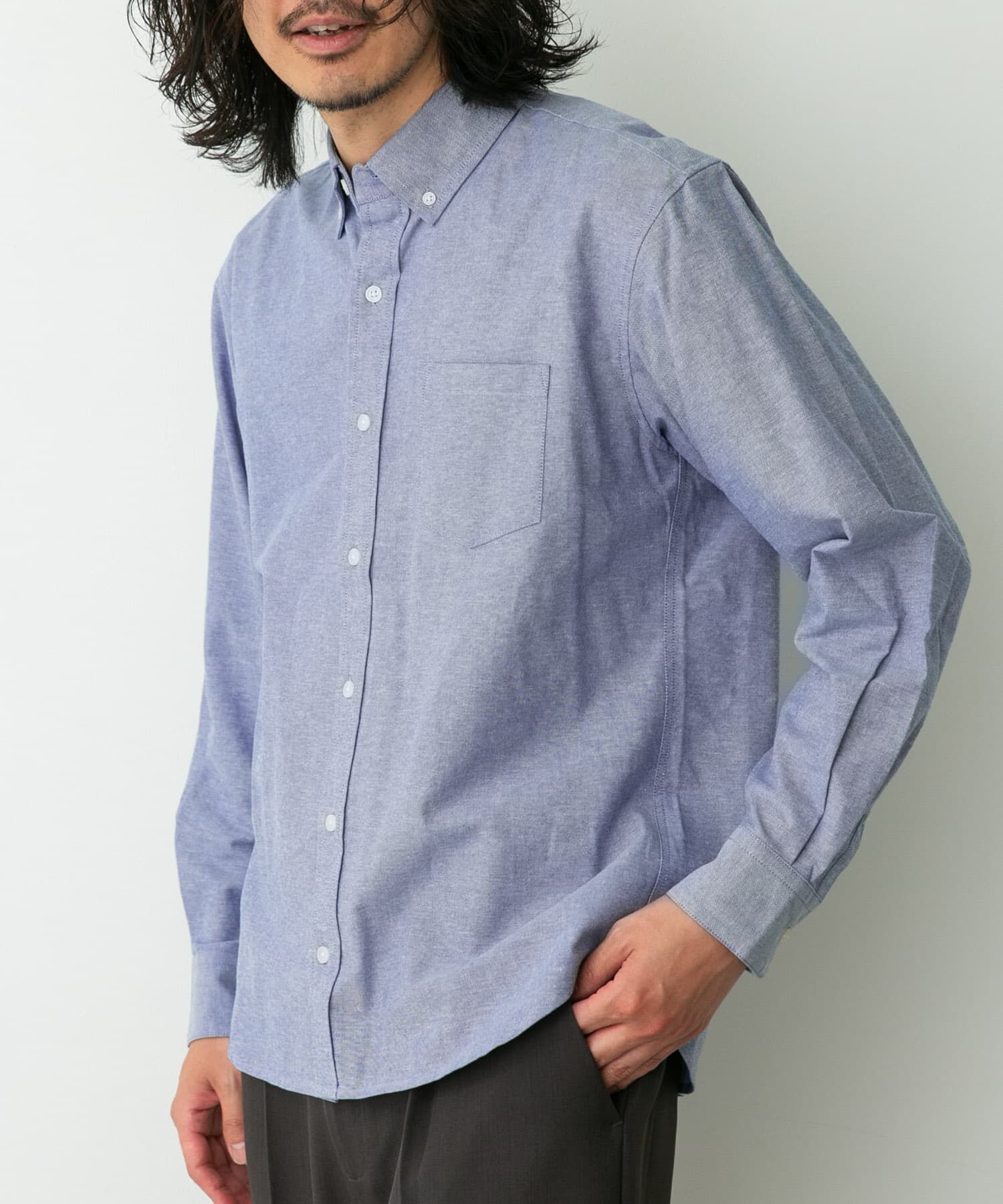 Sonny Label 「抗菌オックスボタンダウン長袖シャツ」|シャツ・ブラウス|