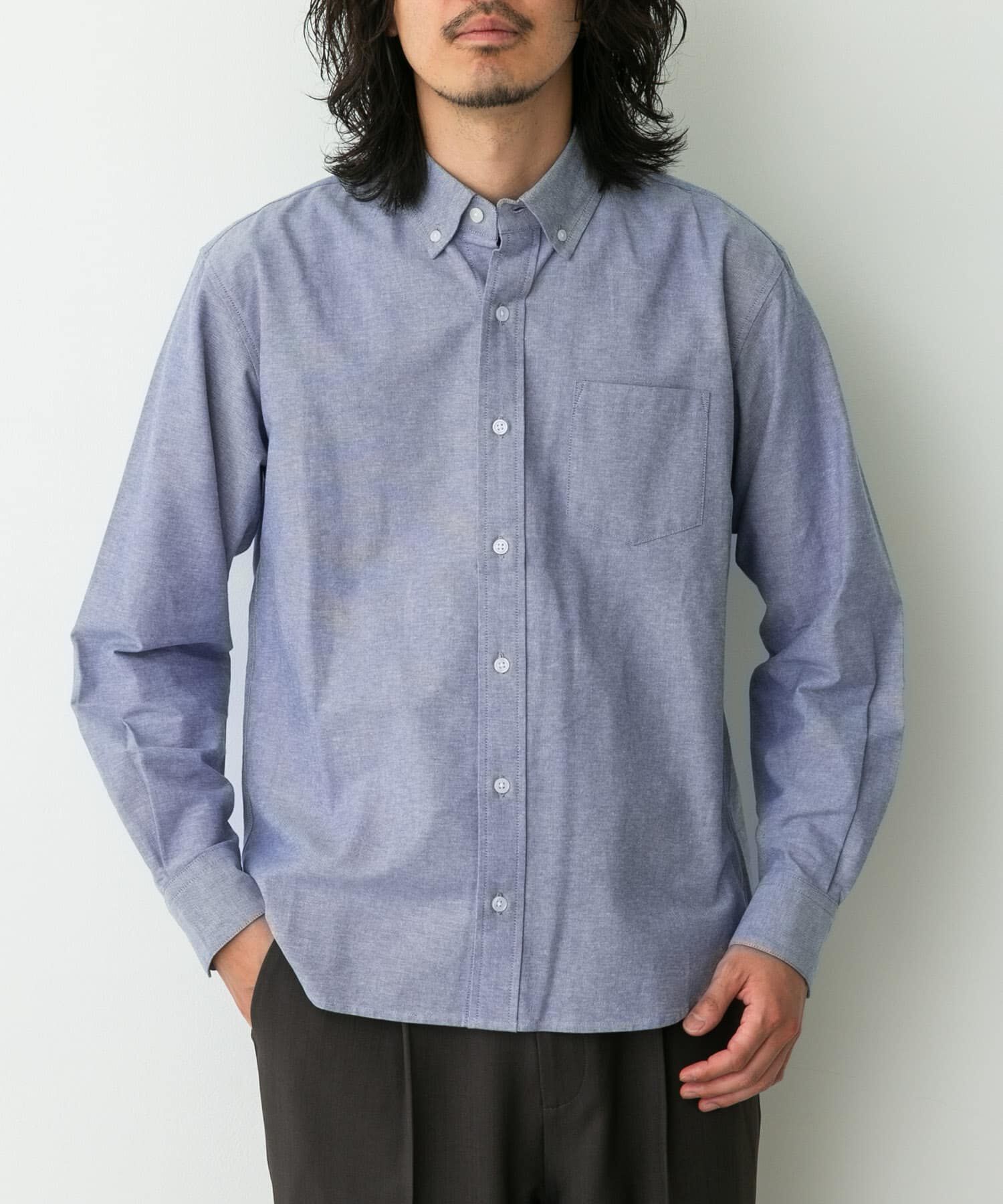 Sonny Label 「抗菌オックスボタンダウン長袖シャツ」|シャツ・ブラウス|