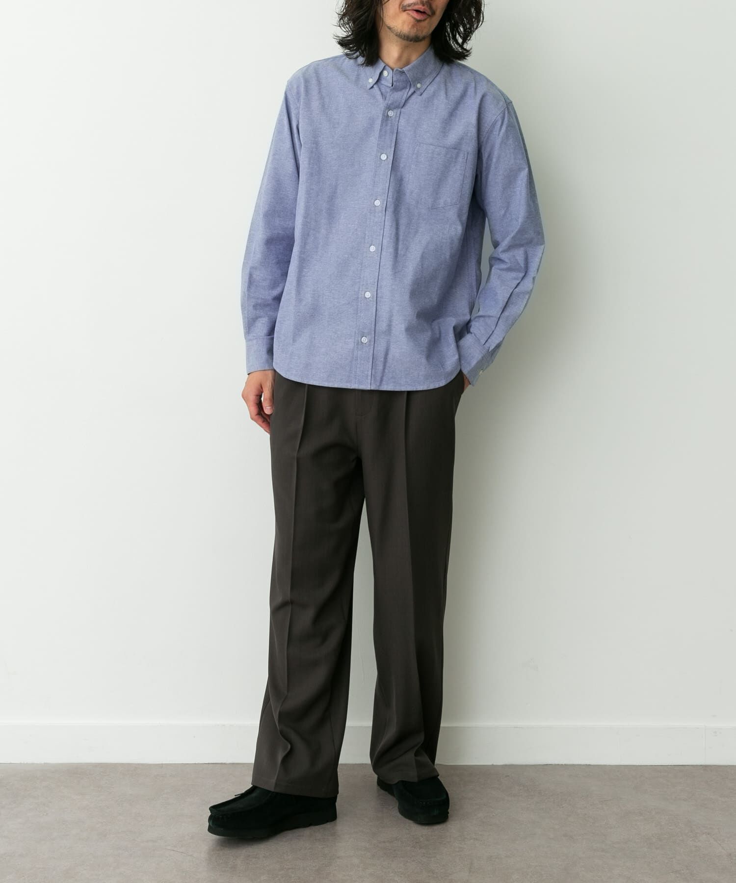 Sonny Label 「抗菌オックスボタンダウン長袖シャツ」|シャツ・ブラウス|