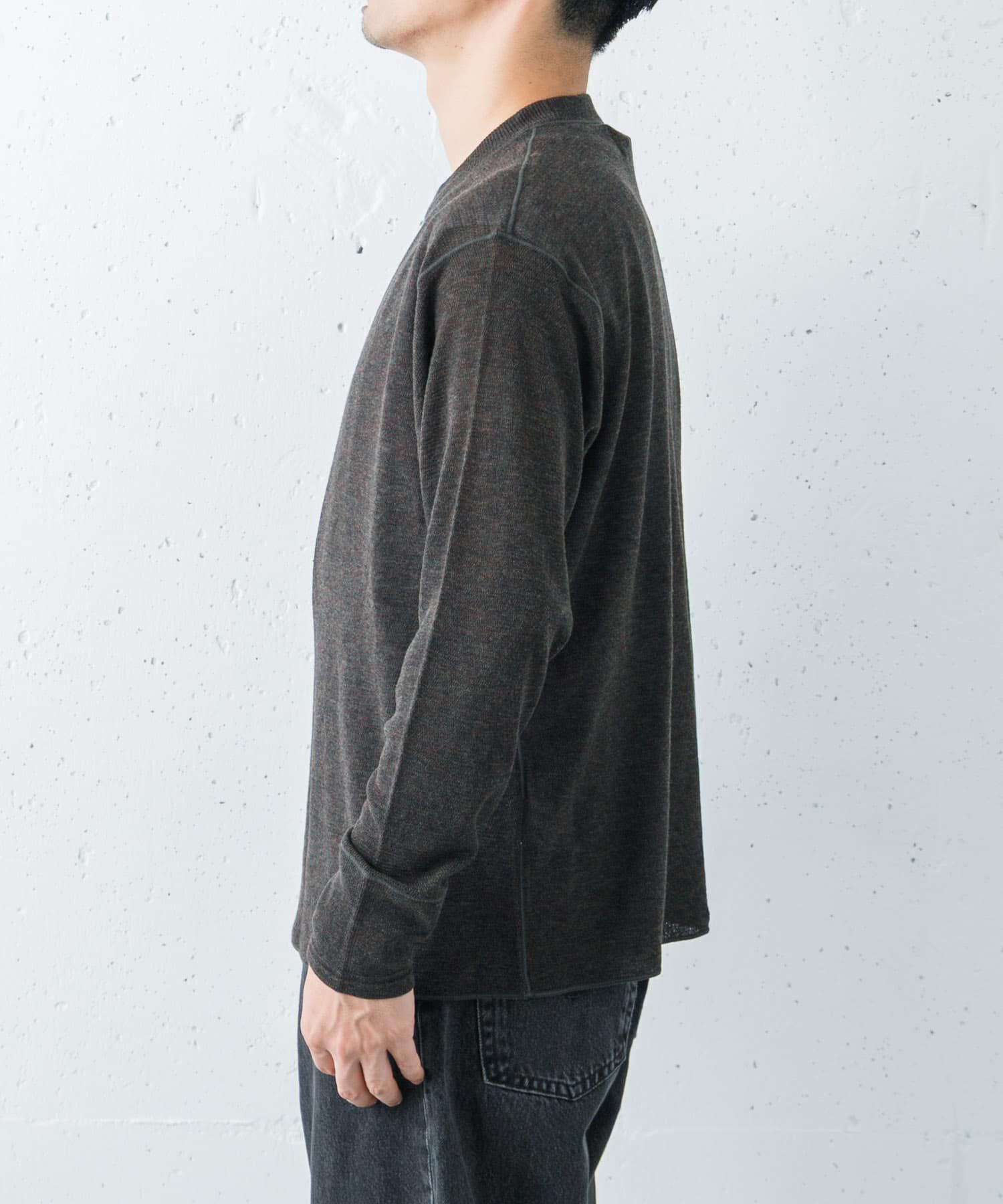 URBAN RESEARCH「new basic　LOA LONG-SLEEVE KNIT T-SHIRTS」|Tシャツ・カットソー|