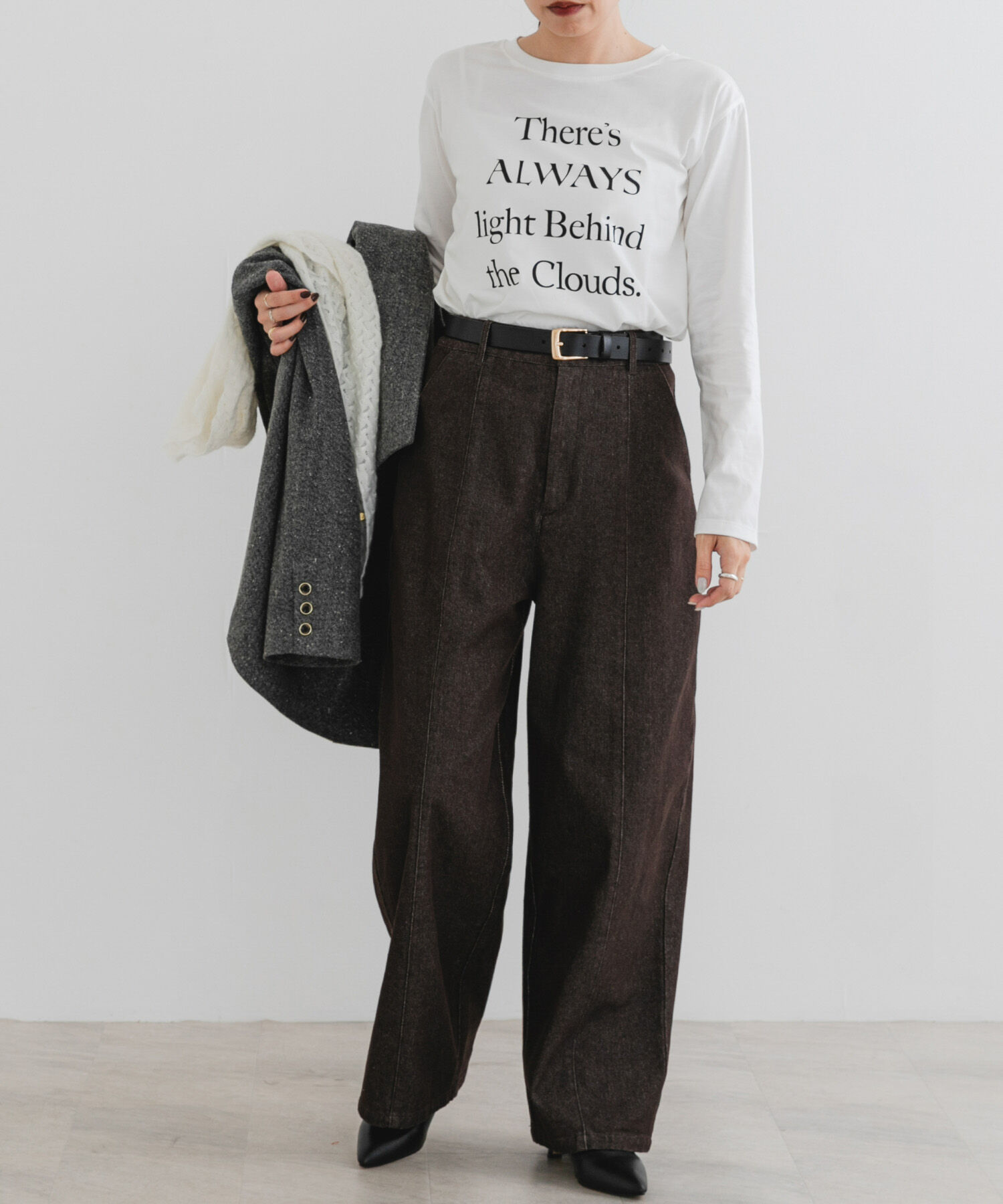 URBAN RESEARCH ROSSO「F by ROSSO　ロゴプリントTシャツ」|Tシャツ・カットソー|