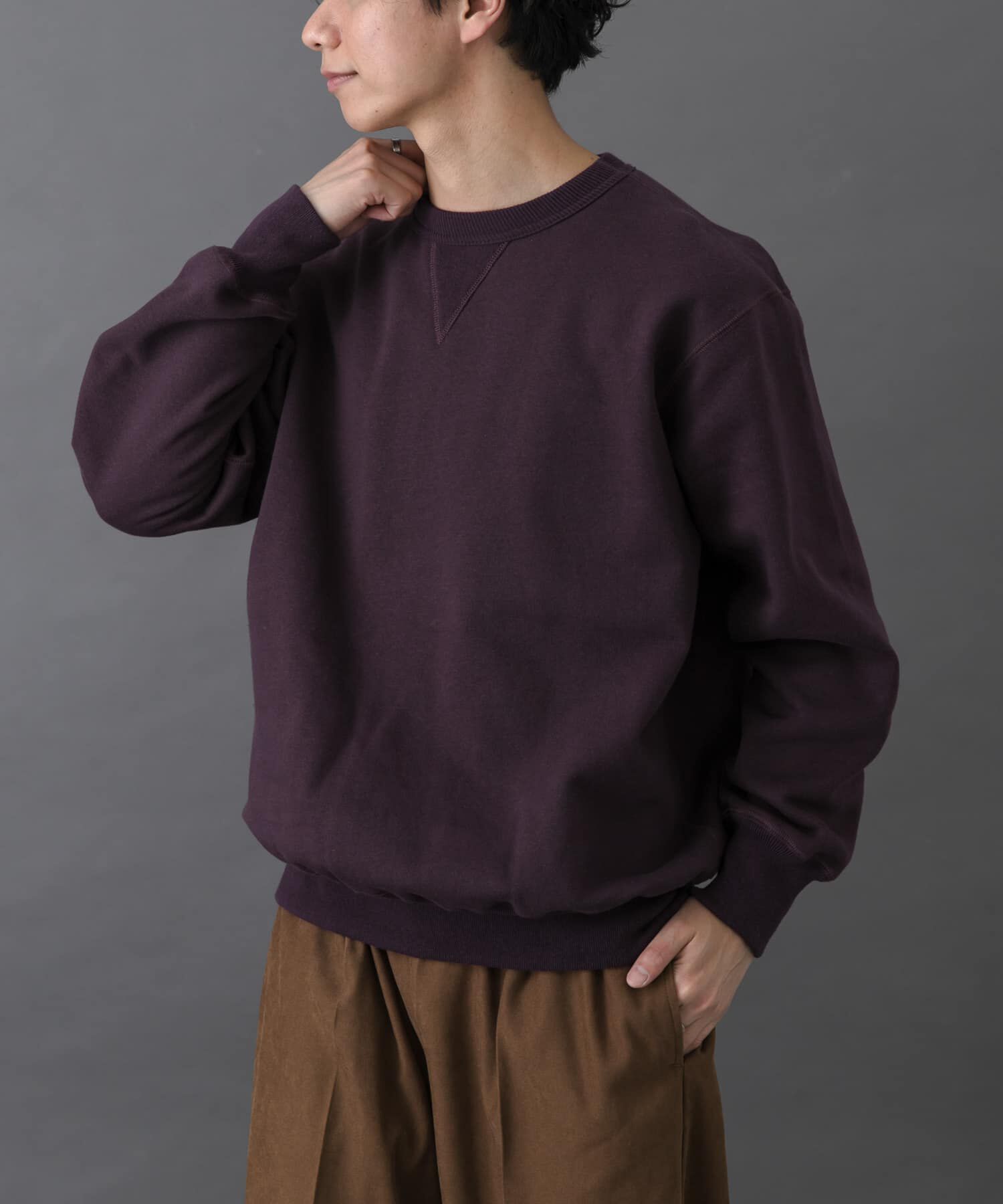 URBAN RESEARCH DOORS「FORK&SPOON　リサイクルコットン裏毛クルーネックスウェット」|スウェット・ジャージ|