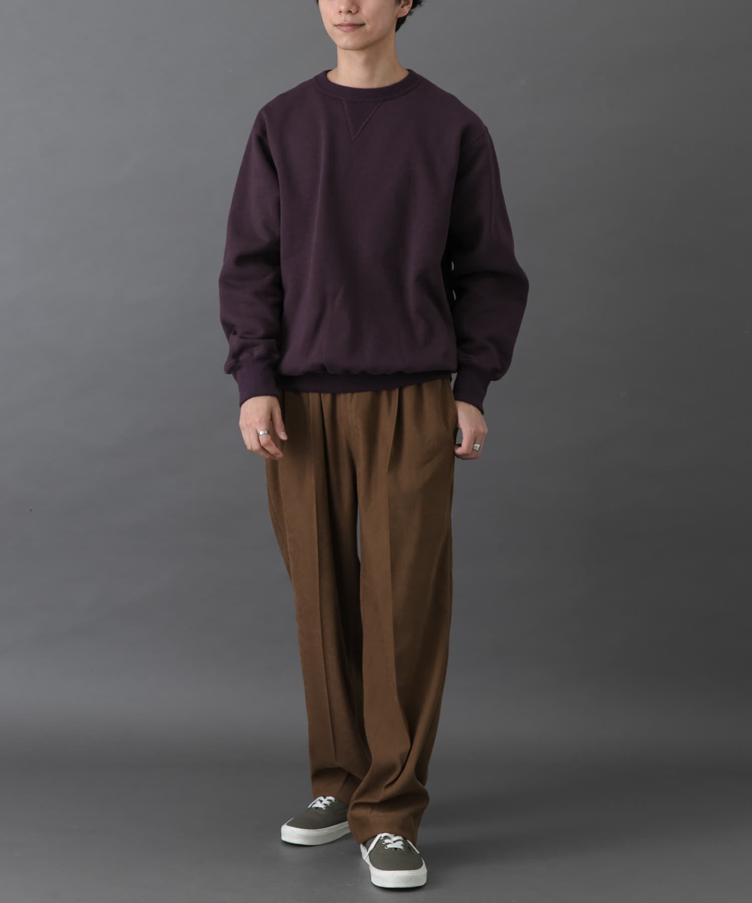 URBAN RESEARCH DOORS「FORK&SPOON　リサイクルコットン裏毛クルーネックスウェット」|スウェット・ジャージ|