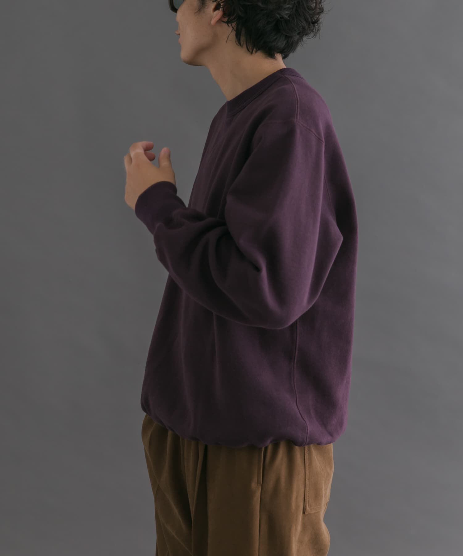 URBAN RESEARCH DOORS「FORK&SPOON　リサイクルコットン裏毛クルーネックスウェット」|スウェット・ジャージ|