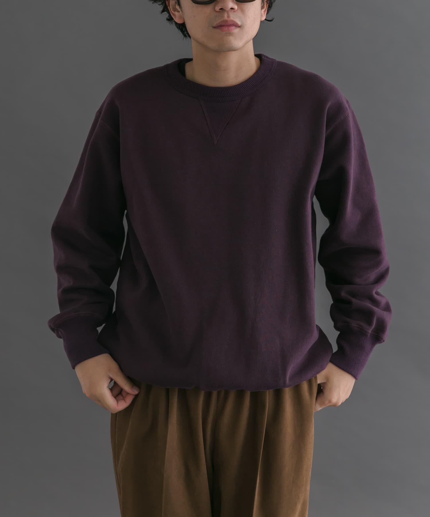 URBAN RESEARCH DOORS「FORK&SPOON　リサイクルコットン裏毛クルーネックスウェット」|スウェット・ジャージ|