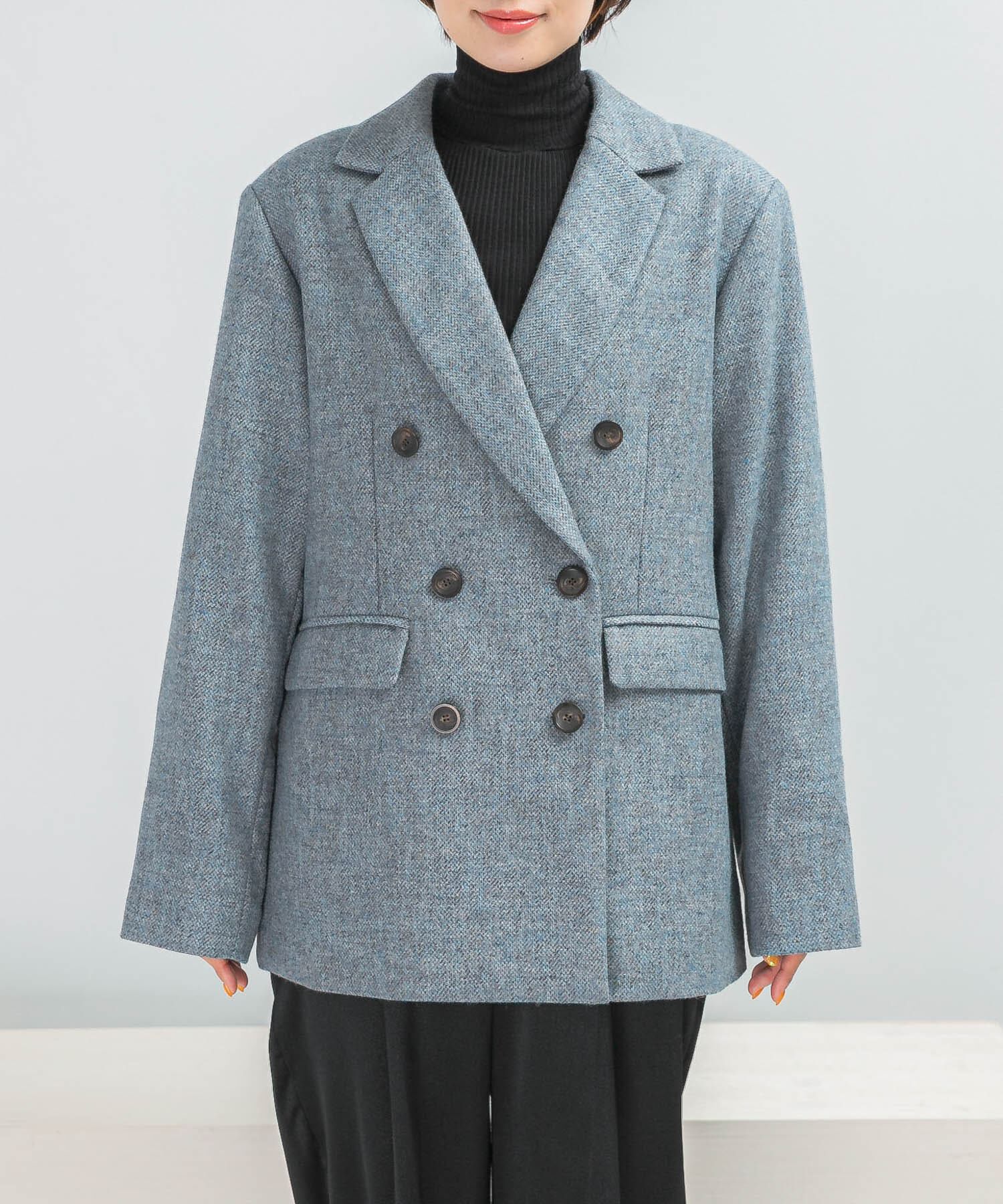 URBAN RESEARCH ROSSO「ウールツィードオーバージャケット」|その他|