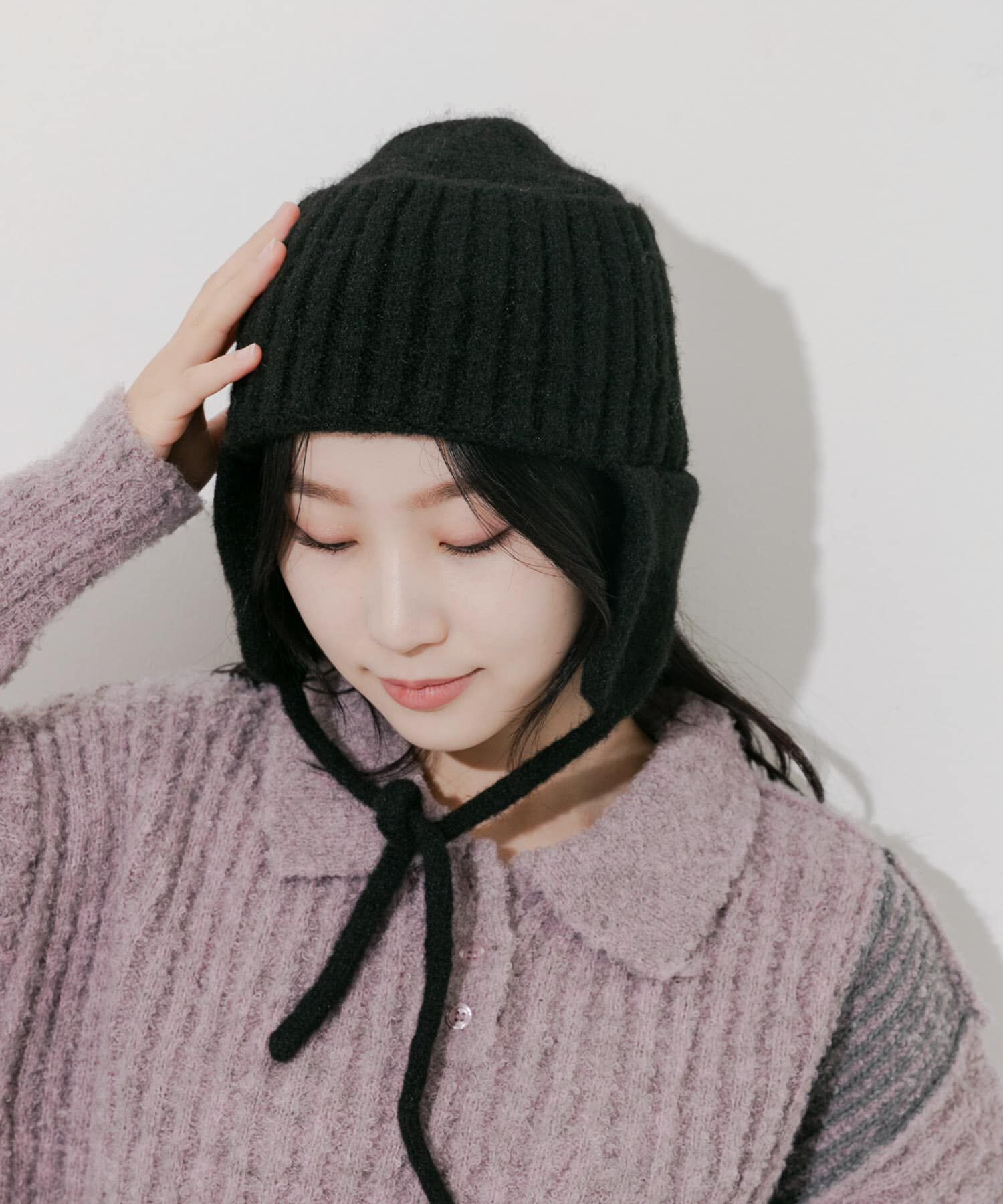 SMELLY「イヤーフラップニットキャップ」|ニット帽|