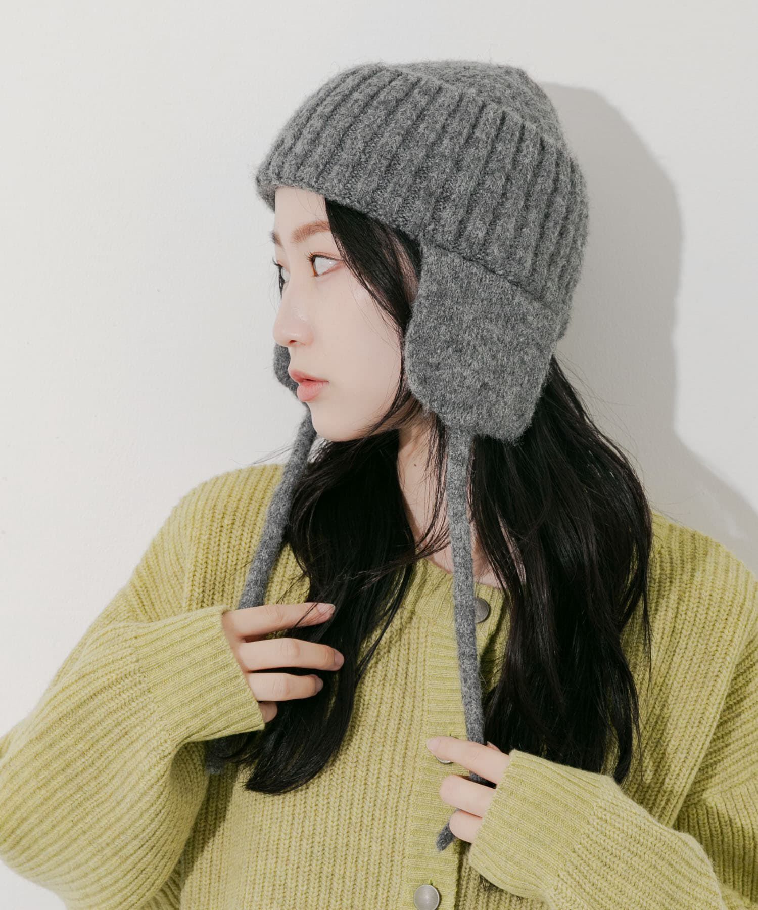 SMELLY「イヤーフラップニットキャップ」|ニット帽|