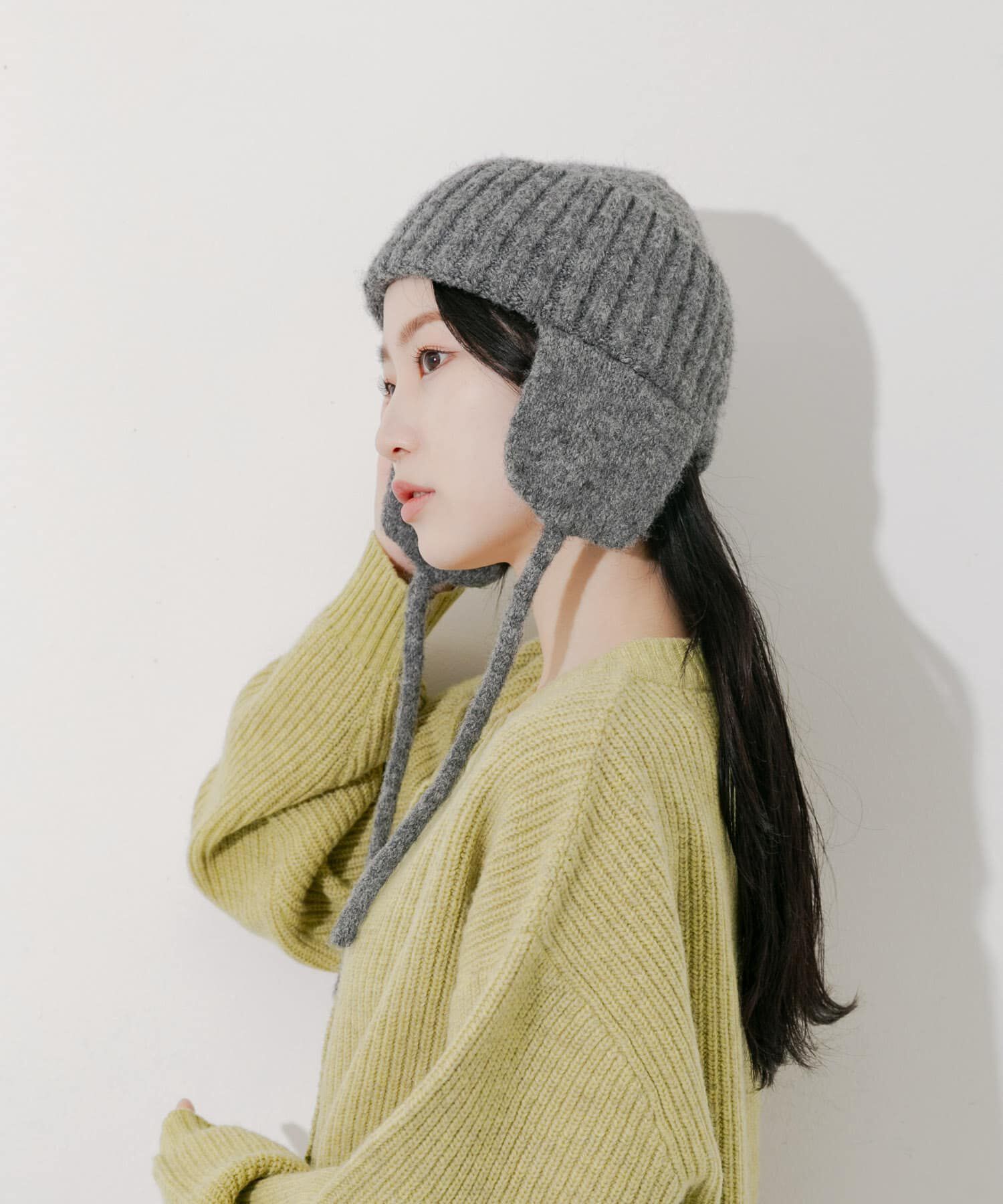 SMELLY「イヤーフラップニットキャップ」|ニット帽|